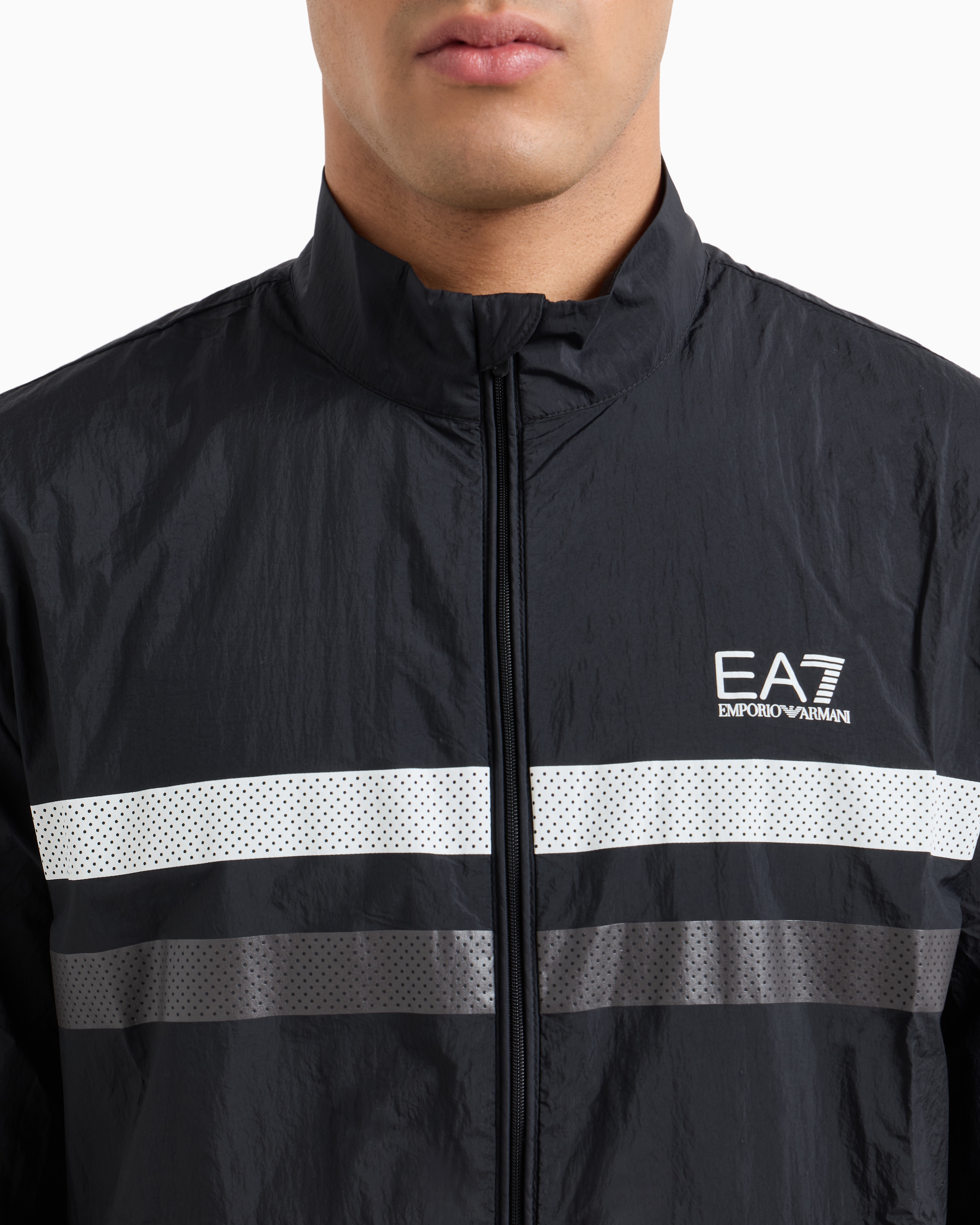 Ea7 Dynamic Athlete Tracksuit In Ventus7 Technical Fabric In Black