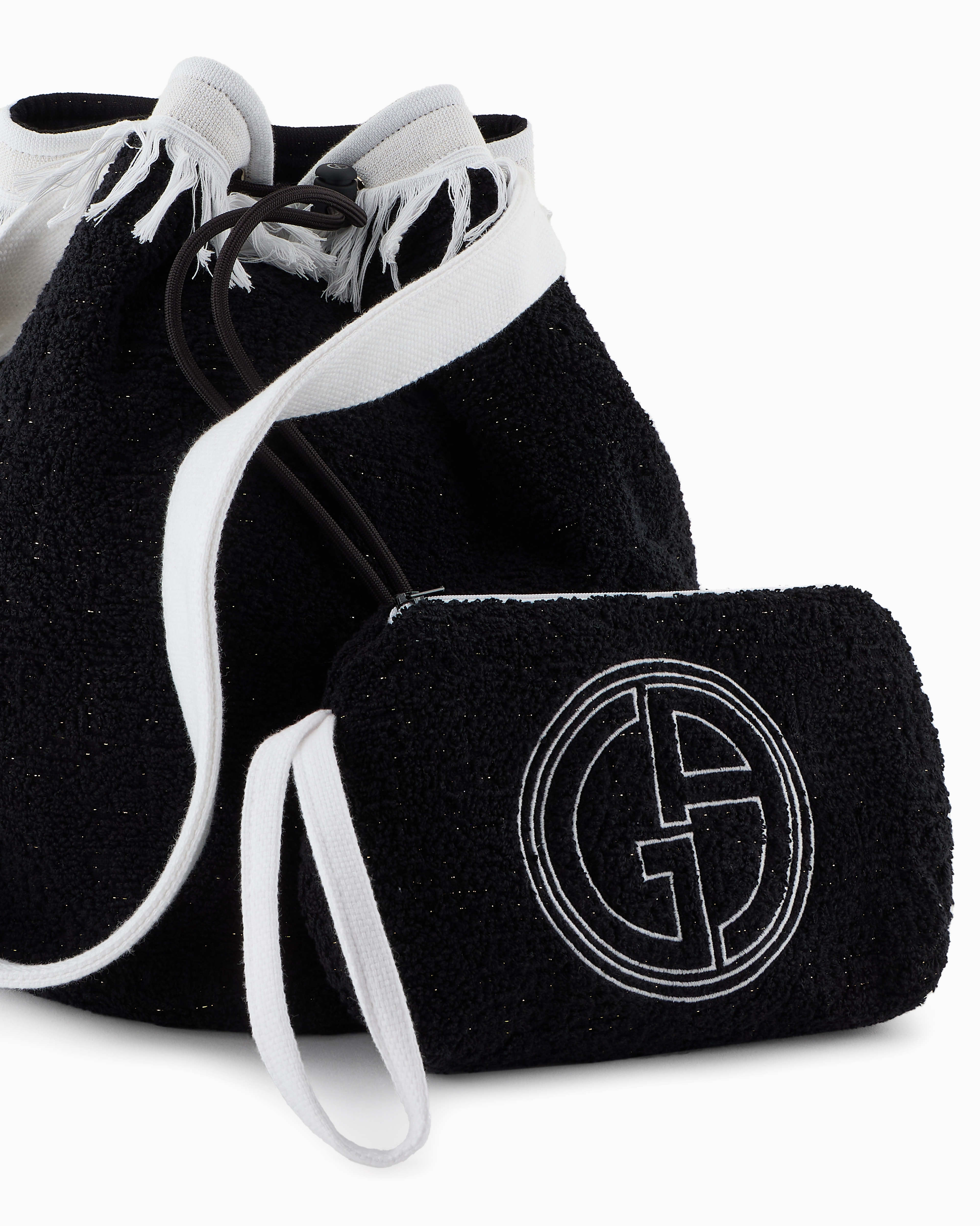 Giorgio Armani Cotton Terry Beach Bag