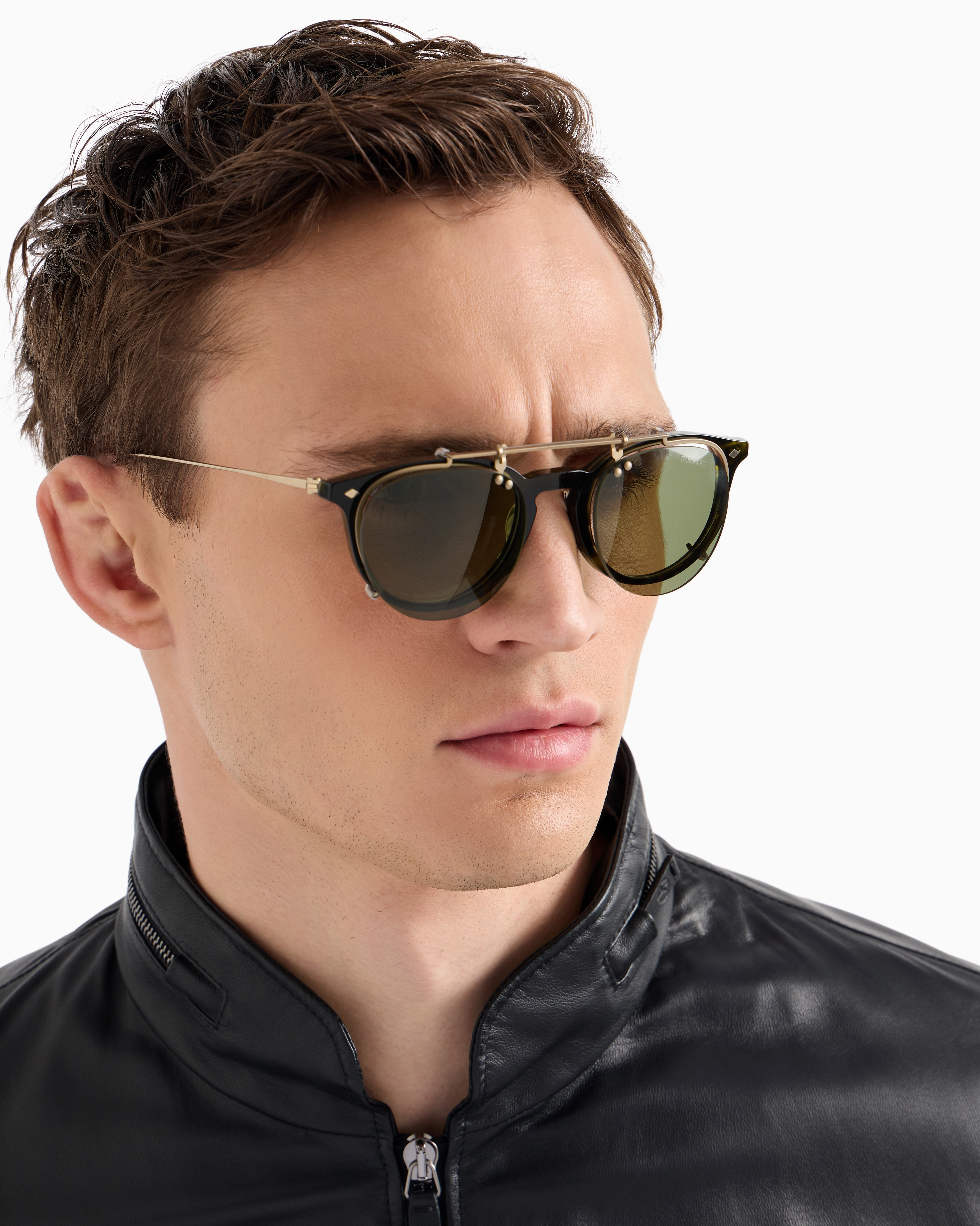 Giorgio Armani Men's Panto Glasses