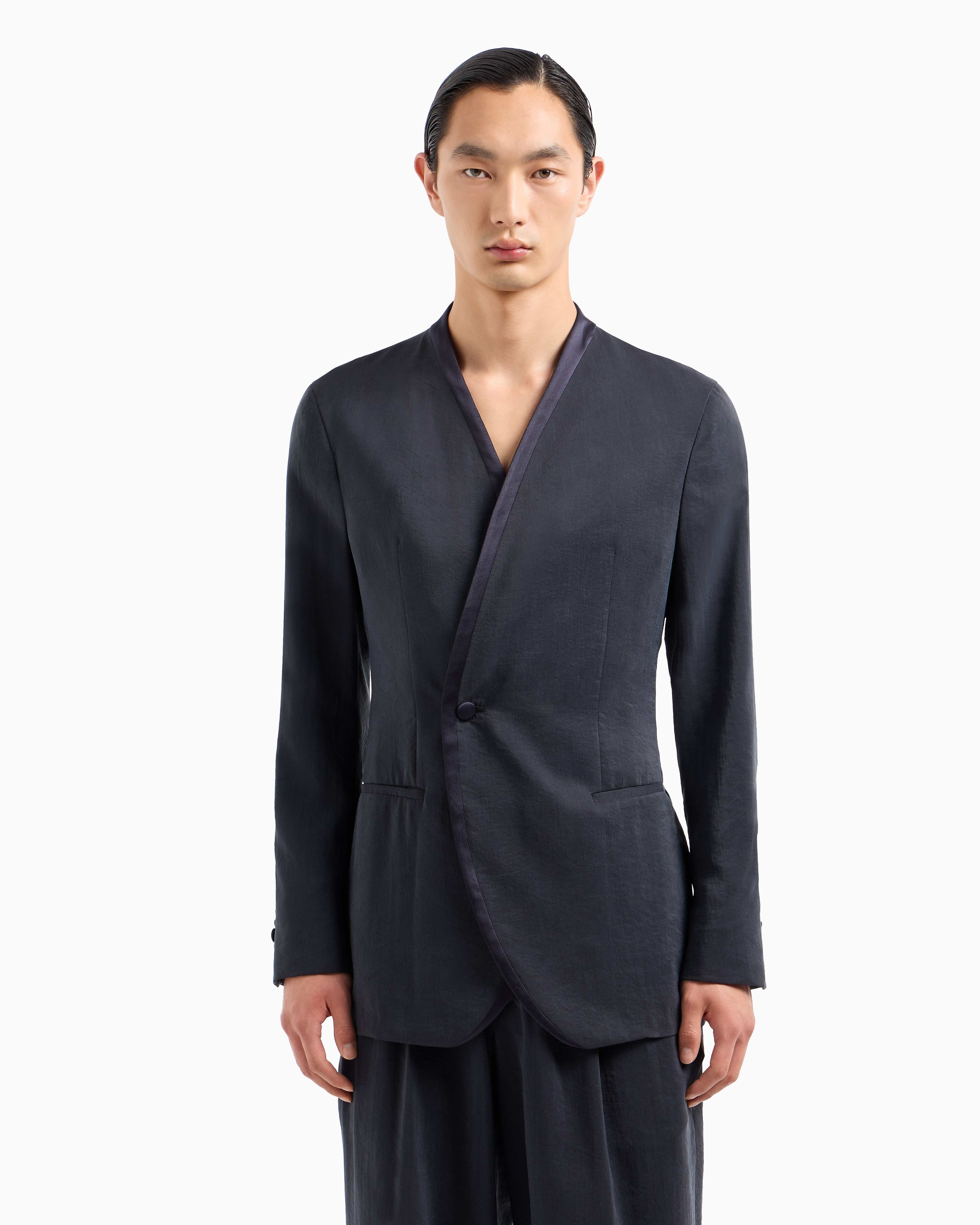 Giorgio Armani Upton Line Silk-blend Tuxedo Jacket