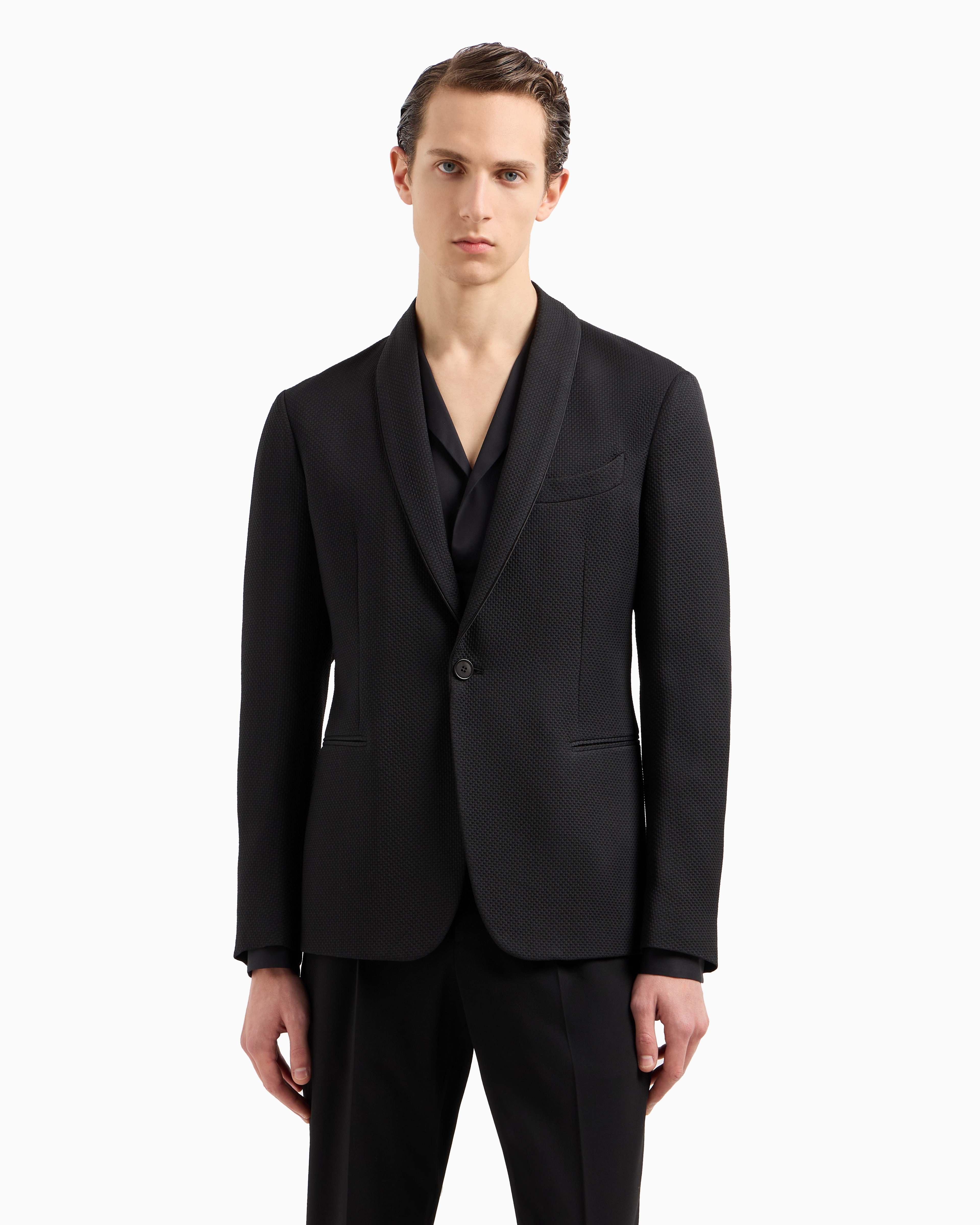 ジャケット Giorgio Armani Silk Blend Lined Blazer Giorgio Armani Red Cashmere and Silk Blazer, Suit Jacket