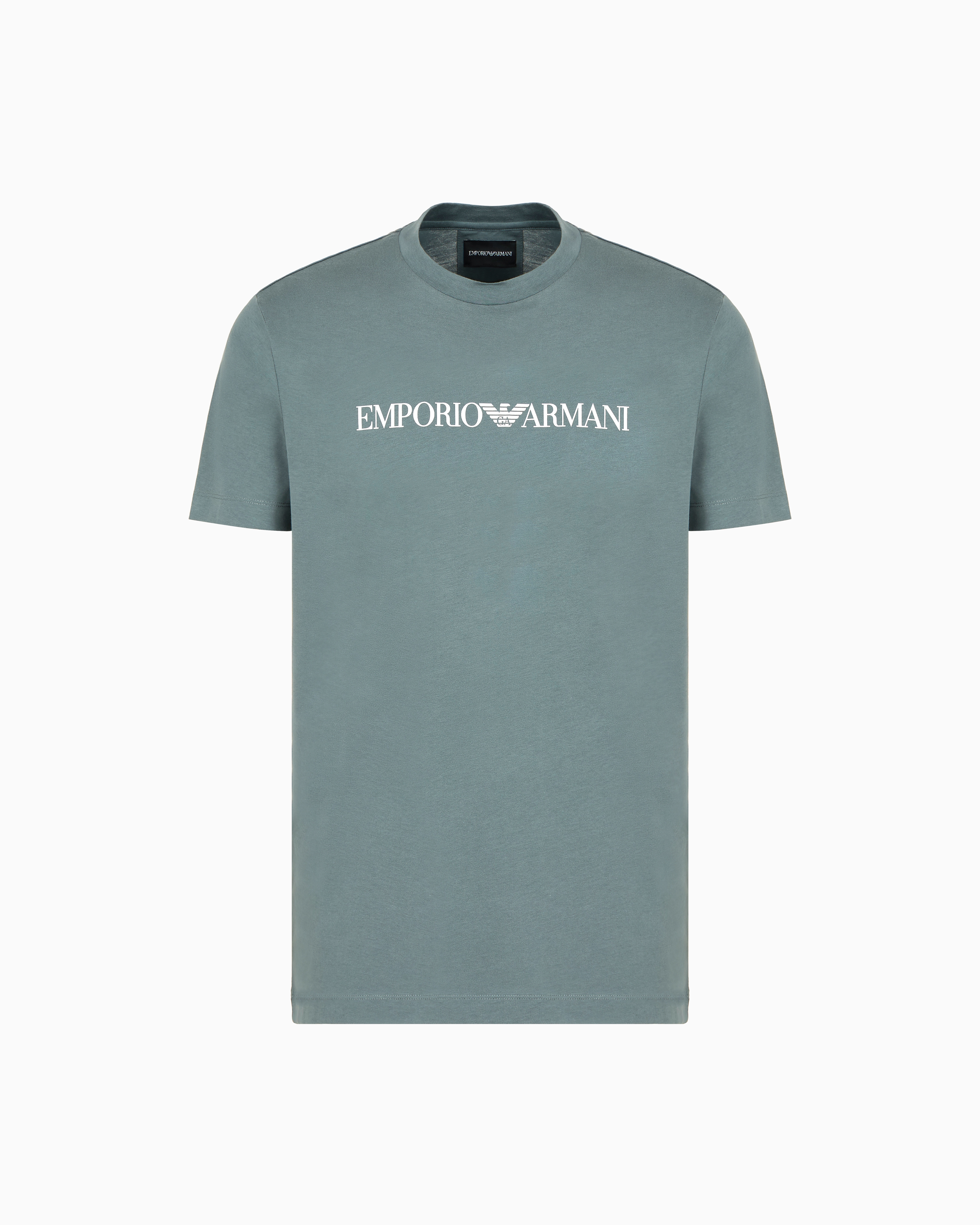 Tシャツ ピマジャージー ロゴプリント | Emporio Armani