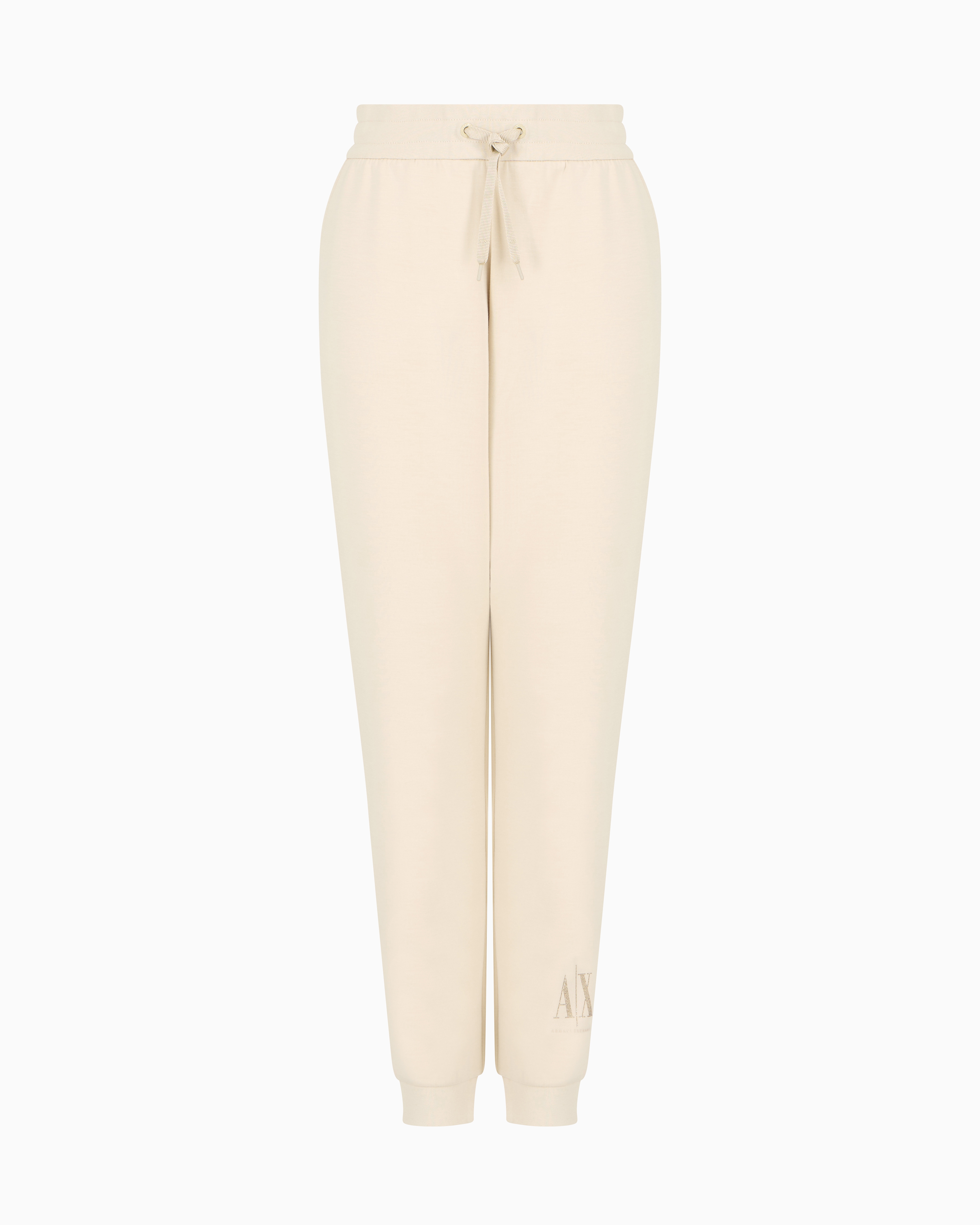 Armani Exchange Sweatpants In Beige