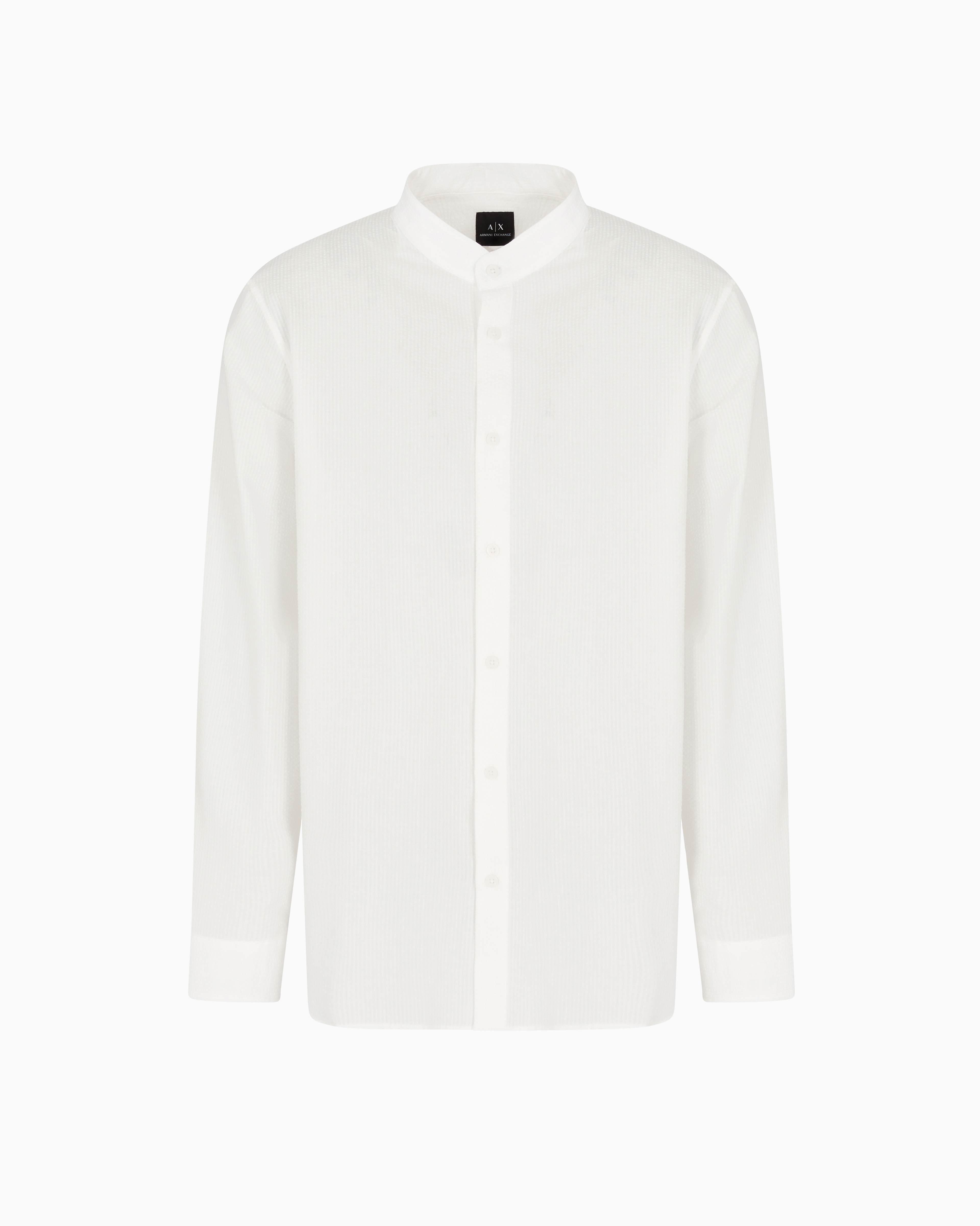 ARMANI EXCHANGE REGULAR FIT SHIRT IN YARN DYED COTTON