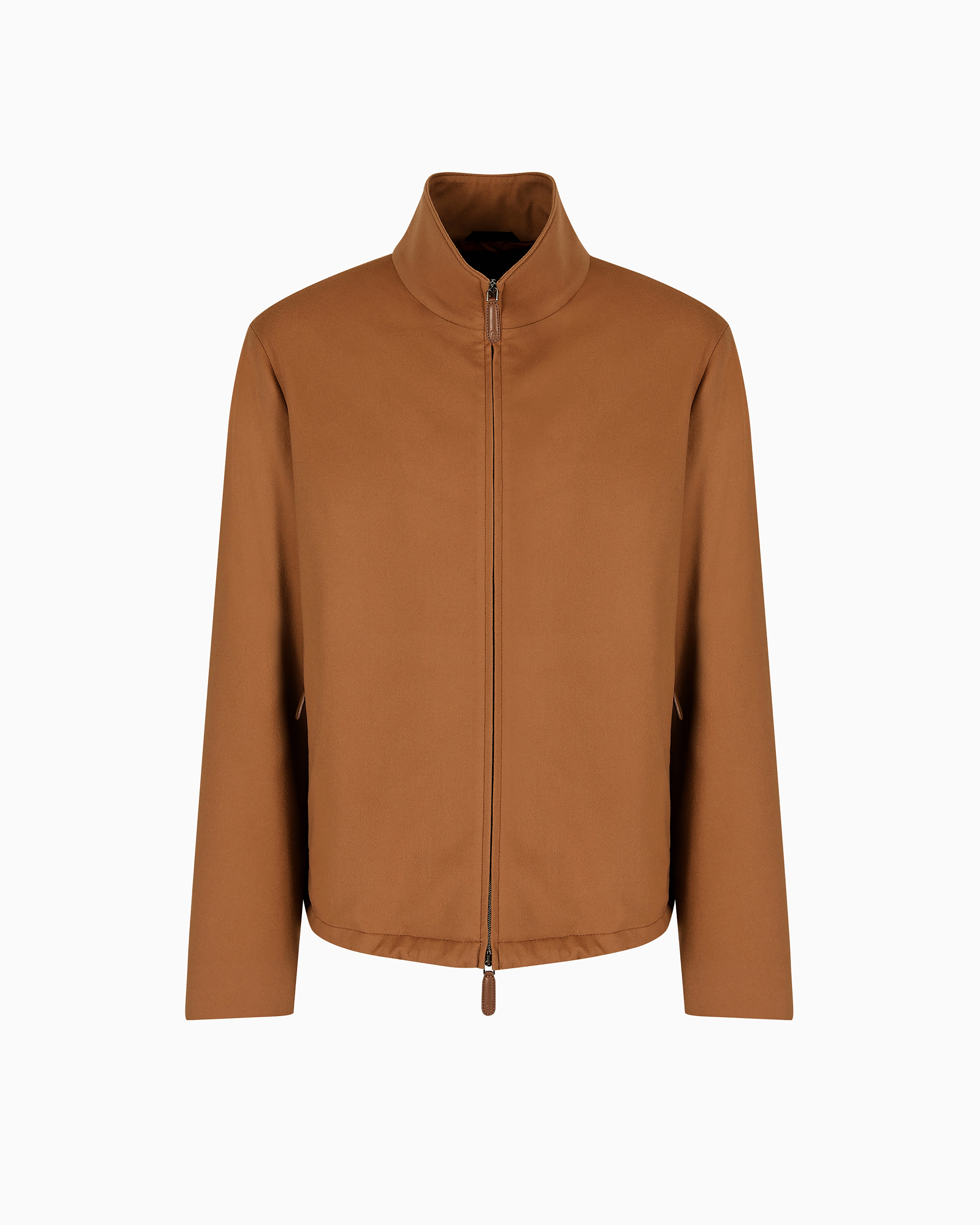Giorgio Armani Vicuña blouson in lightweight pure vicuña