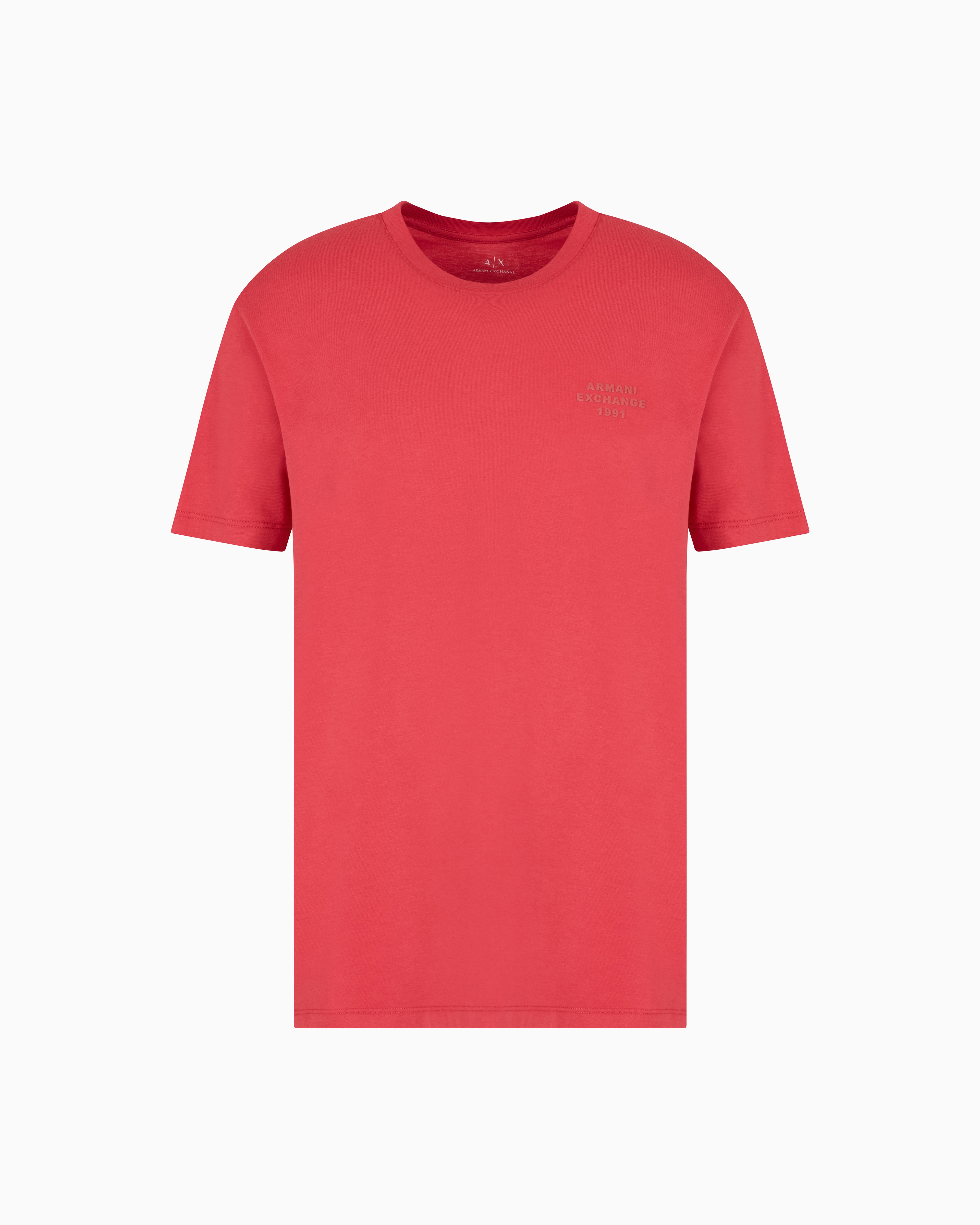 Armani Exchange Regular Fit T-shirts In Red