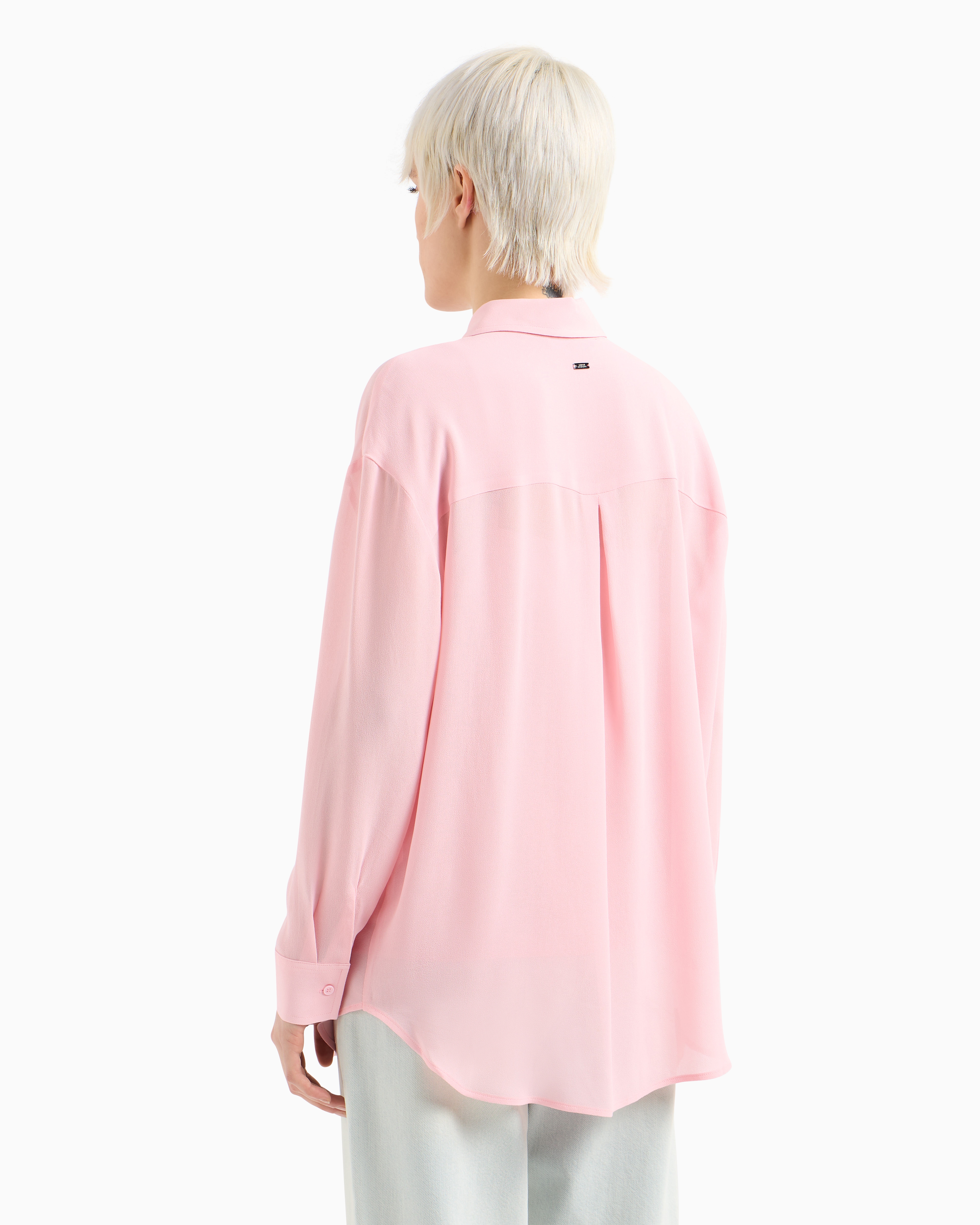 Armani Exchange - Casual Shirts, Woman, Pink, Size: