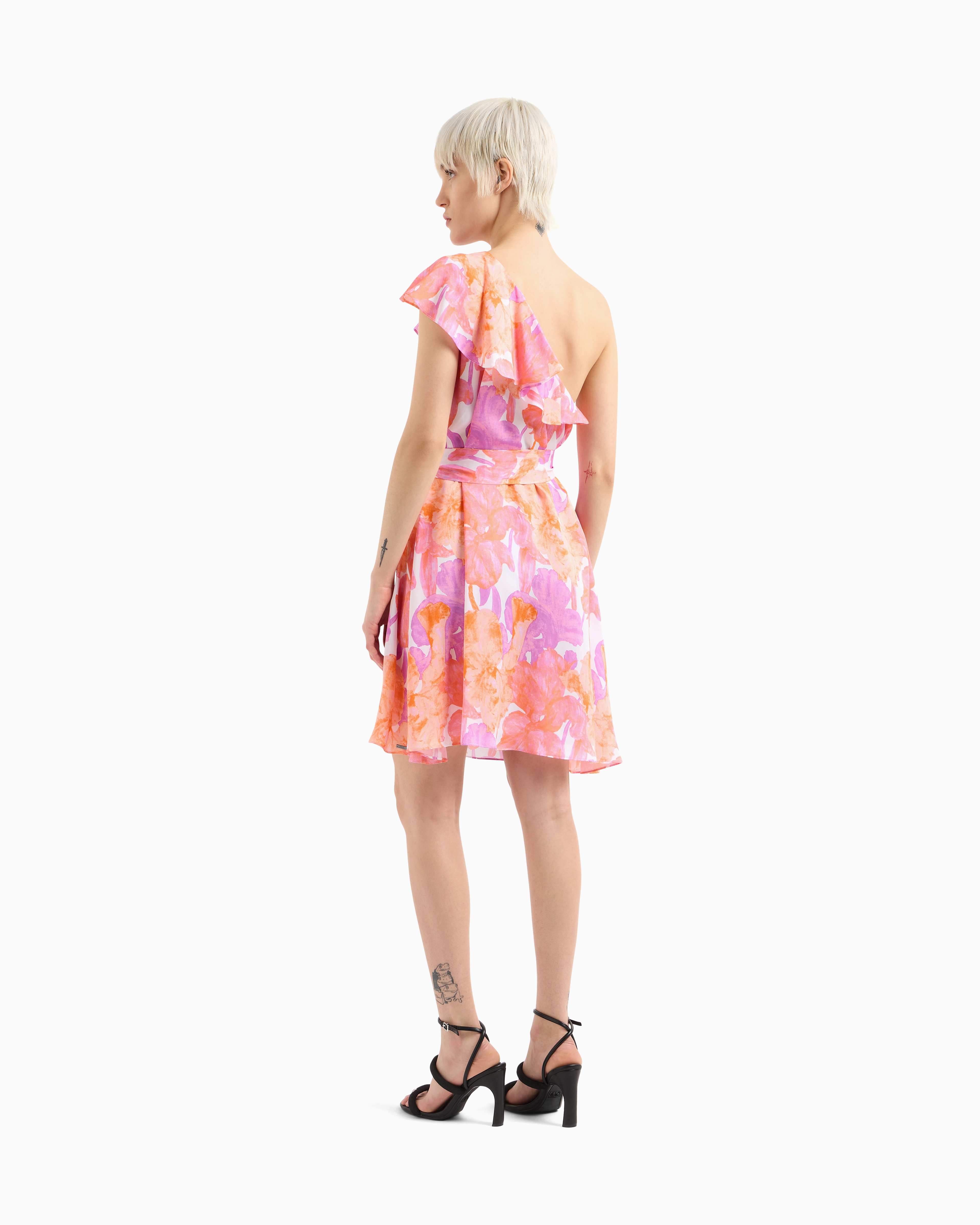 Armani Exchange Short Dresses In Pink