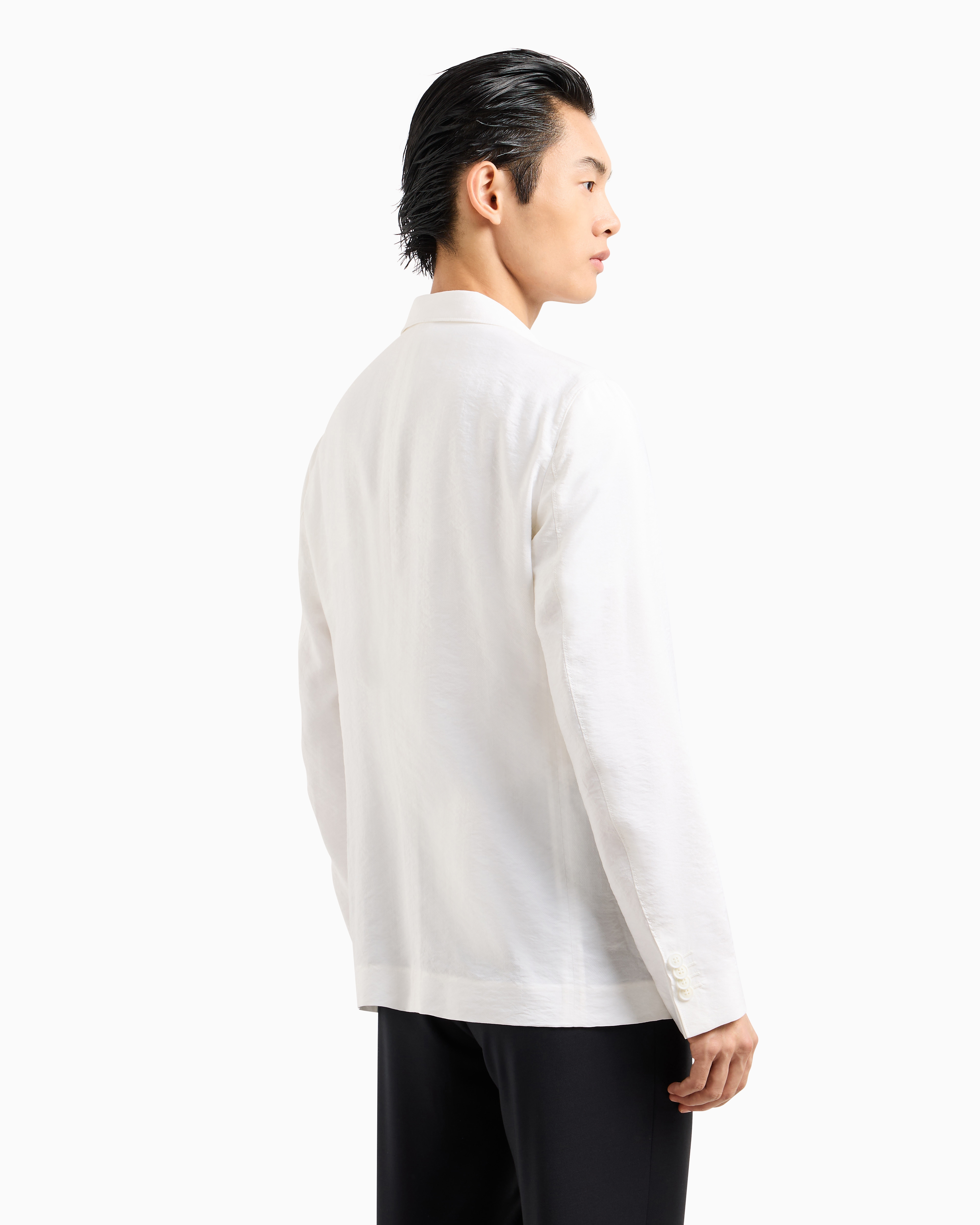 【関税&送料込】Giorgio Armani Silk Blend Lined Blazer Giorgio Armani Linen-Silk Tailored Blazer | Saks Fifth Avenue