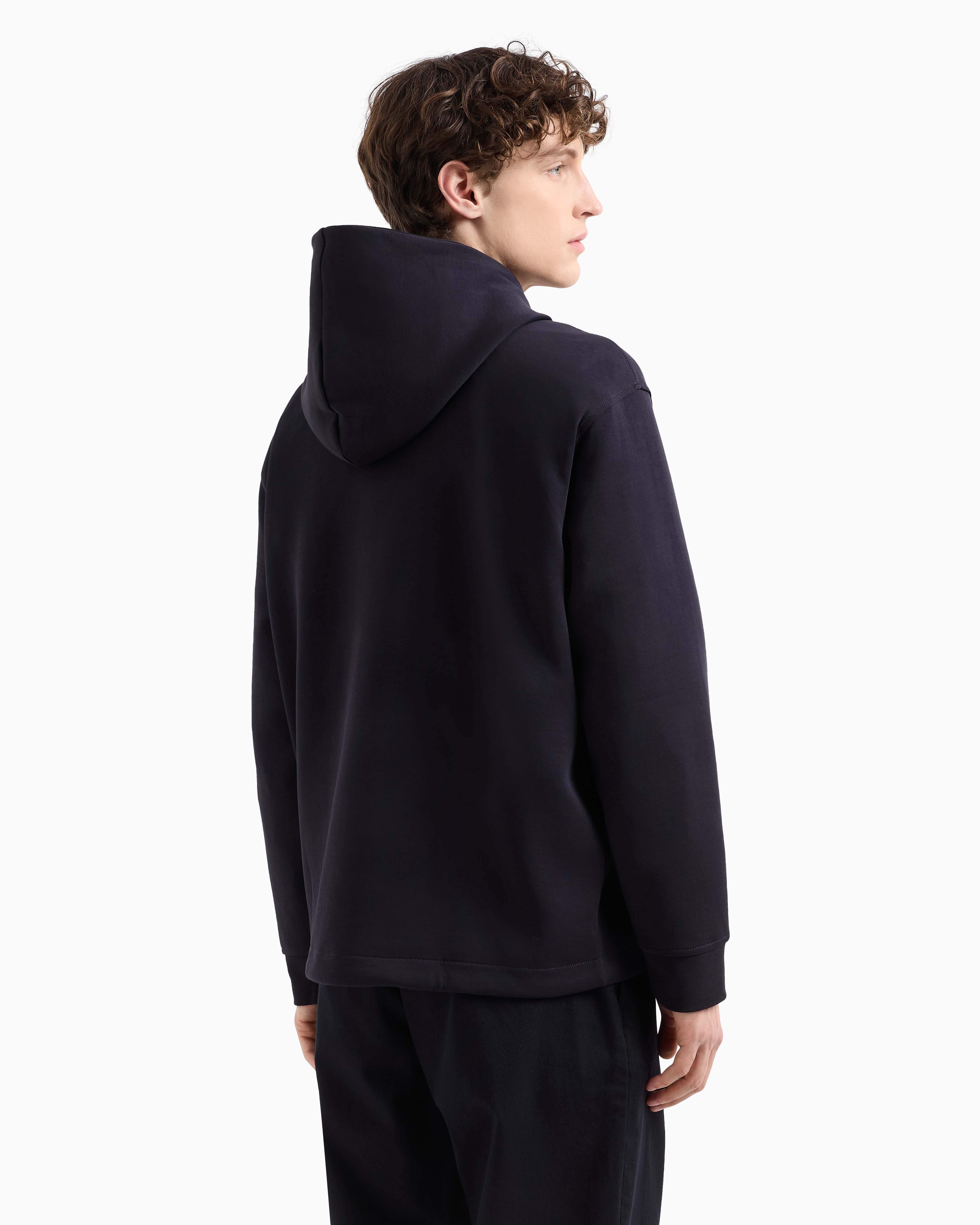 ★EMPORIO ARMANI★フリーススウェット NAIGAI｜EMPORIO ARMANI FUZZY FLEECE ファジーフリース