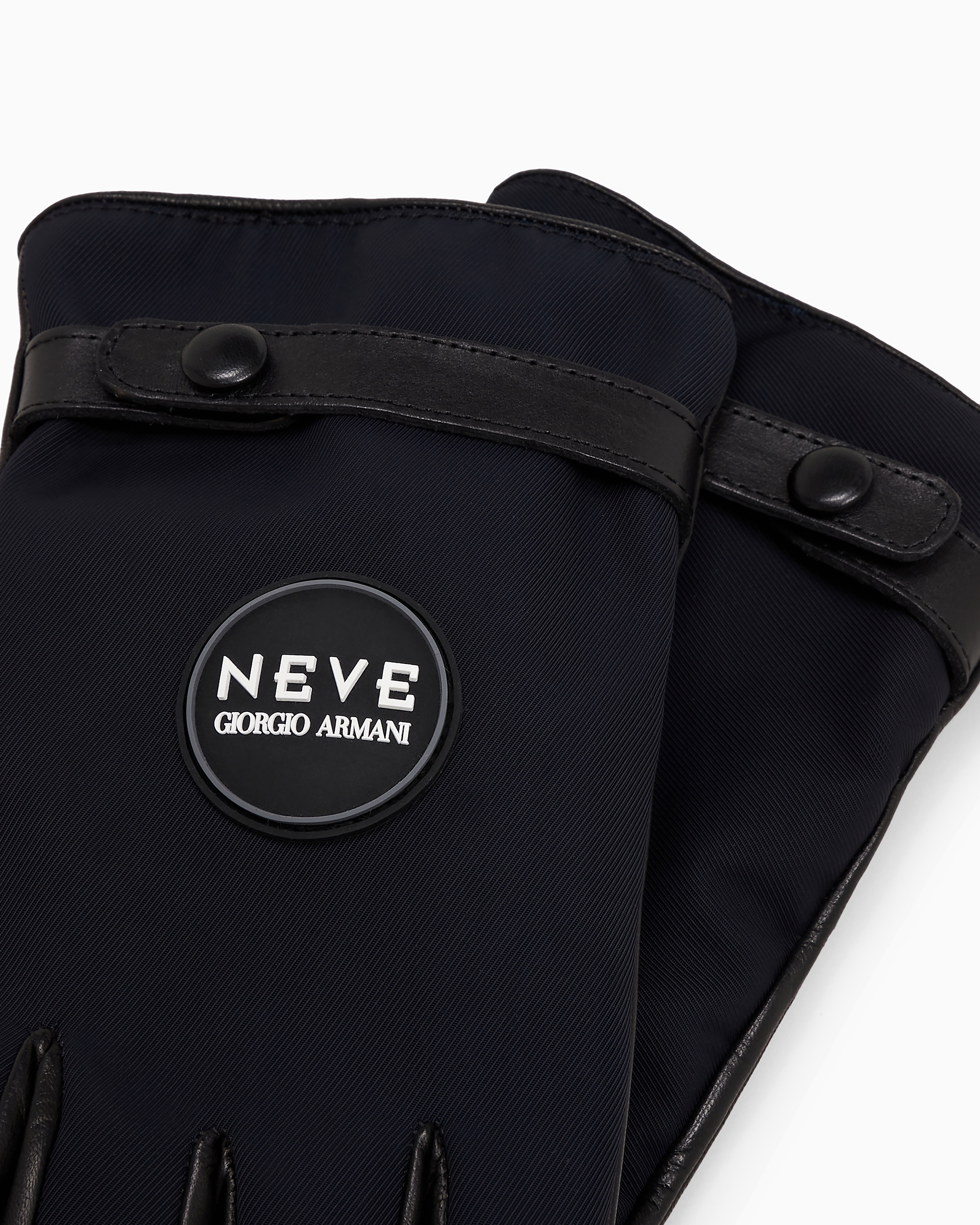 アクセサリーその他 GIORGIO ARMANI LOGO EMBOSSED NAPPA GLOVES Nappa-leather gloves | Giorgio Armani