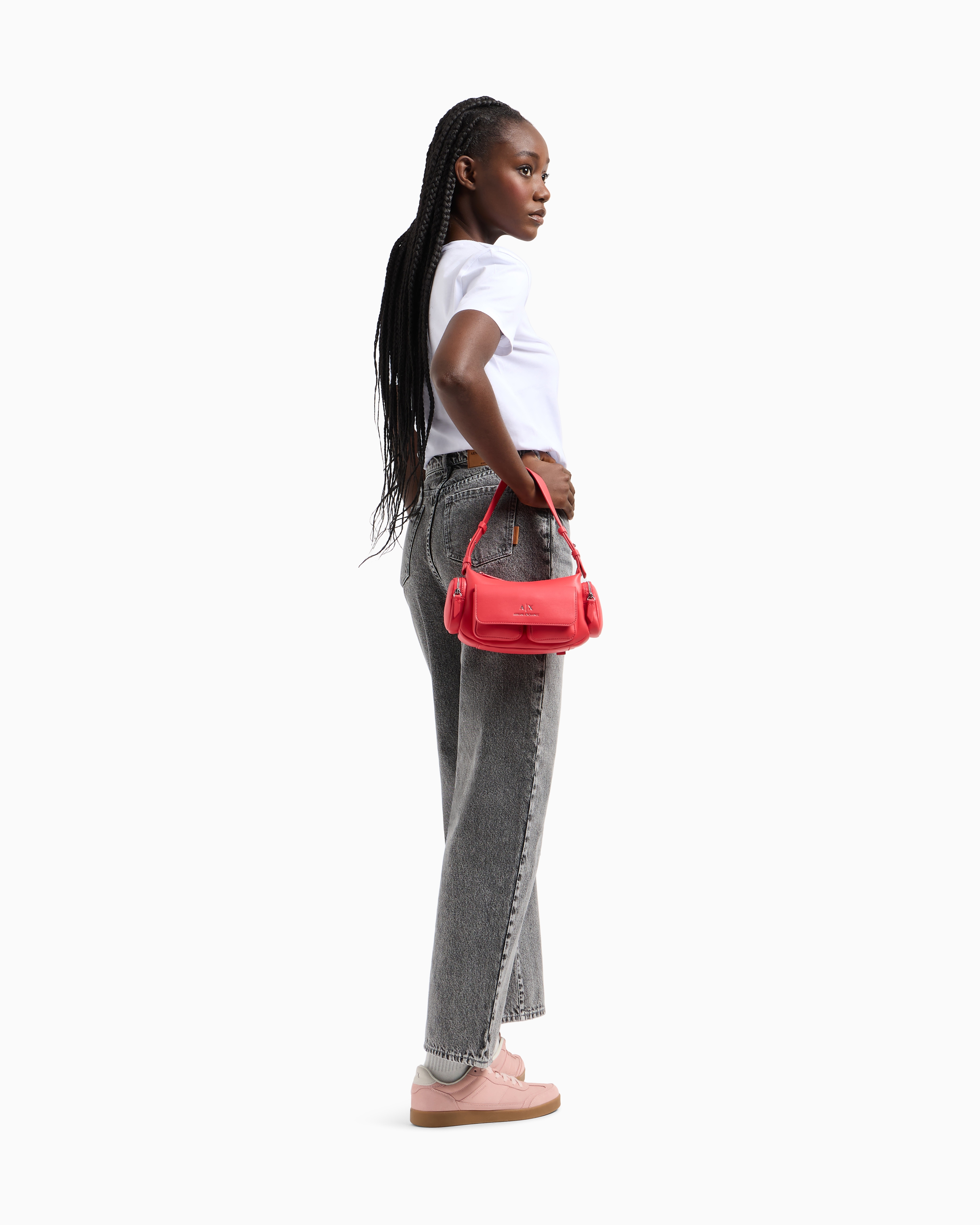 ARMANI EXCHANGE RELAXED FIT JEANS IN RIGID DENIM