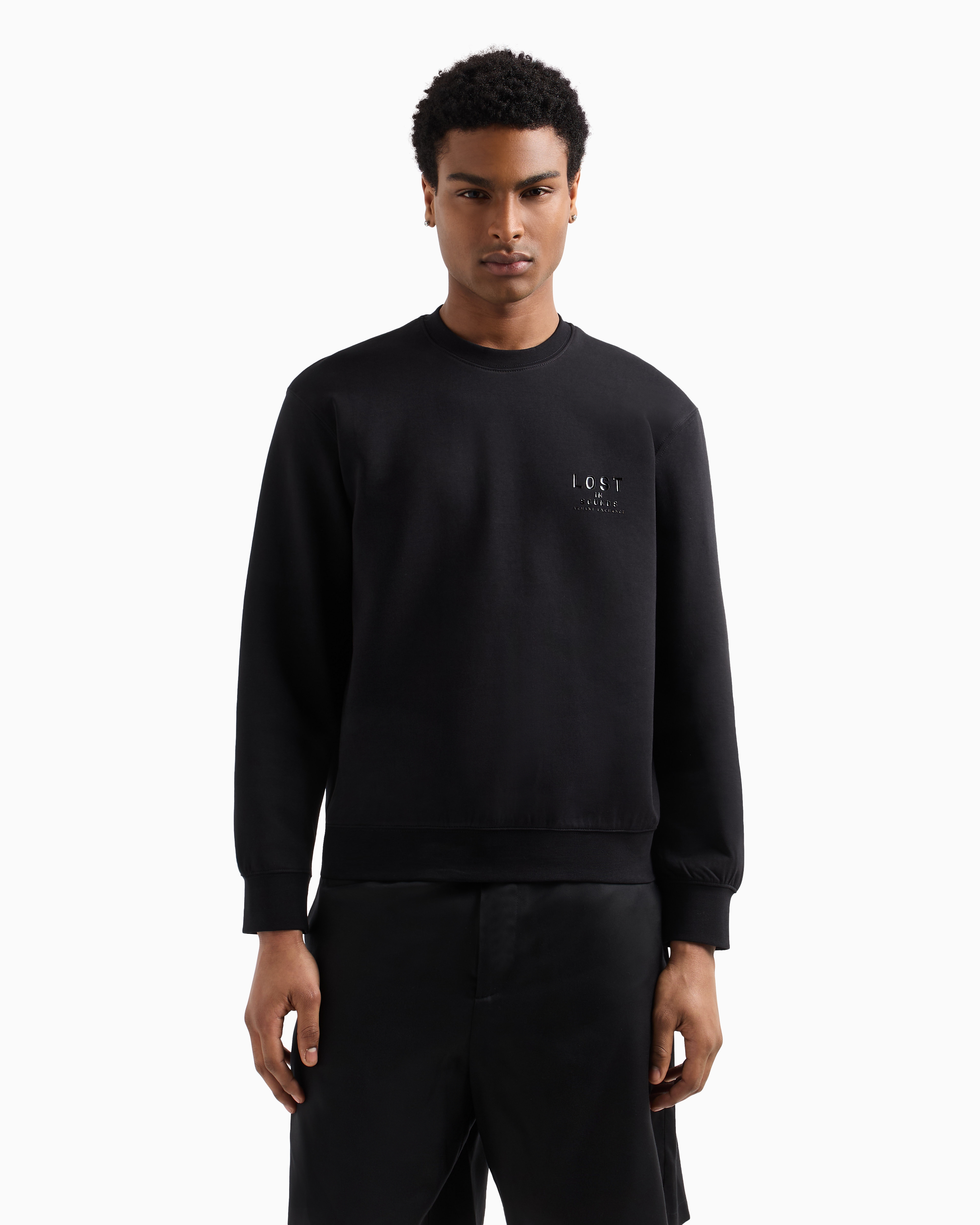 Lost in sound crewneck sweatshirt | Armani Exchange