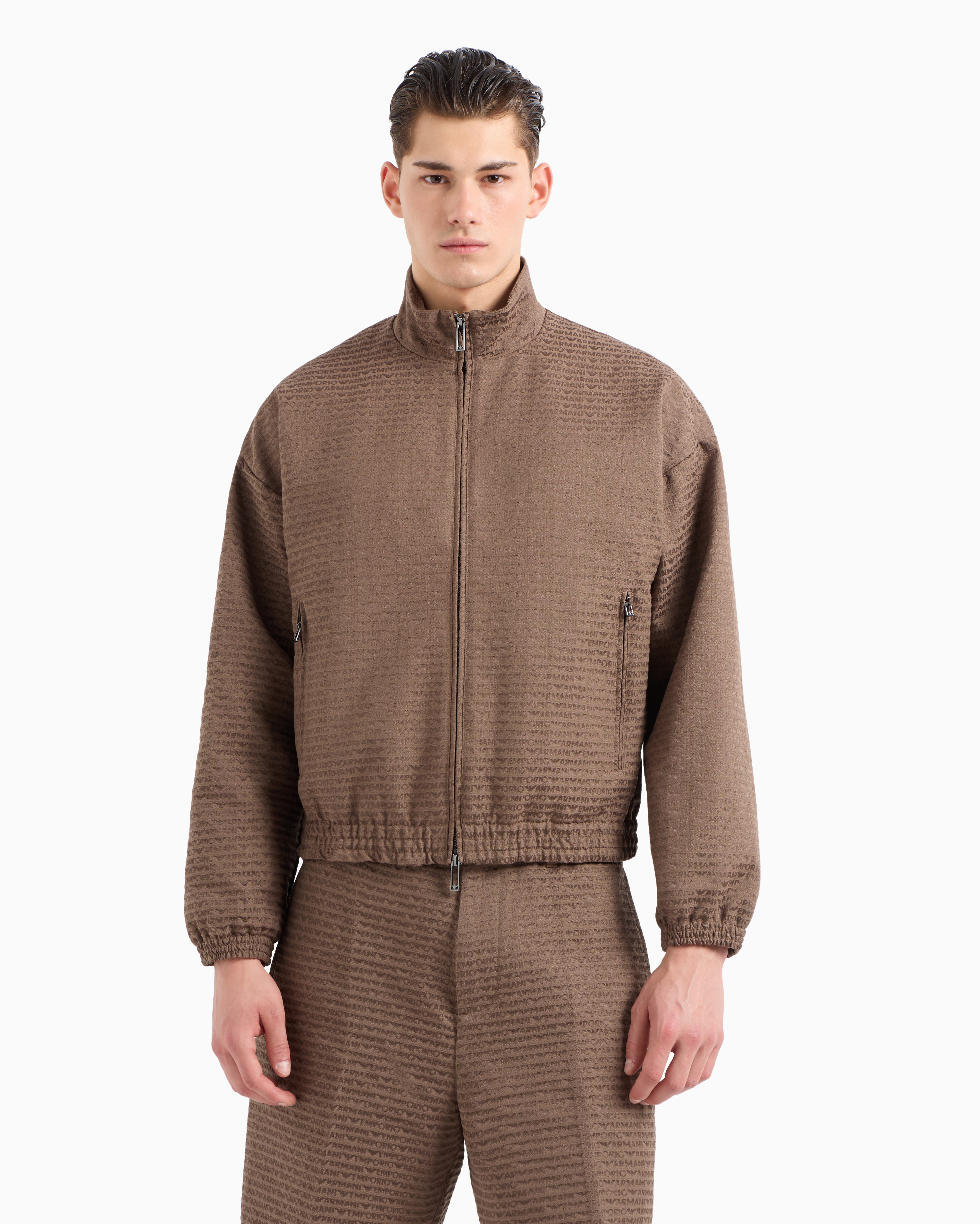 【EMPORIO ARMANI】double zip blouson undefined