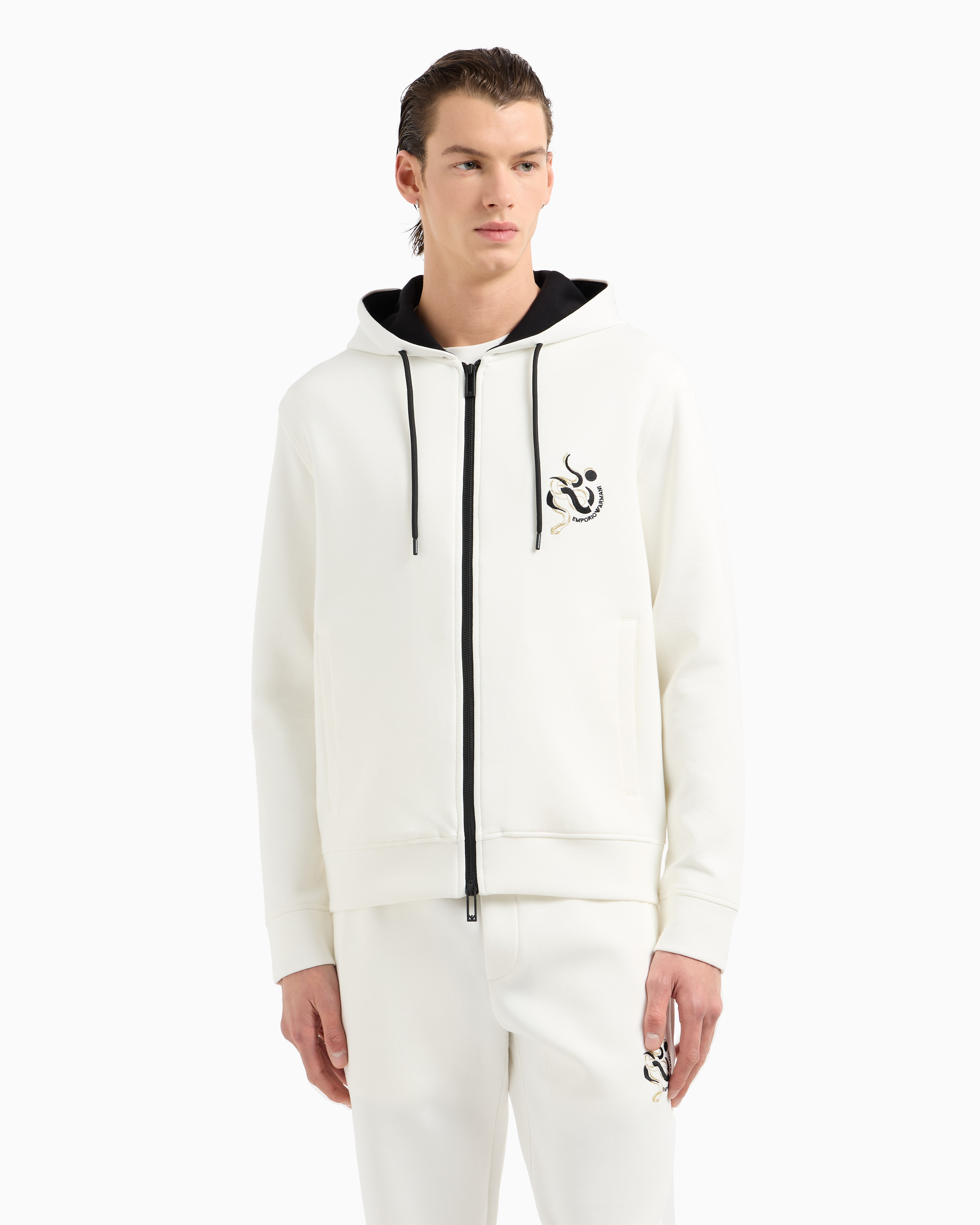 ASV Double-jersey hooded zip sweatshirt with Lunar New Year
