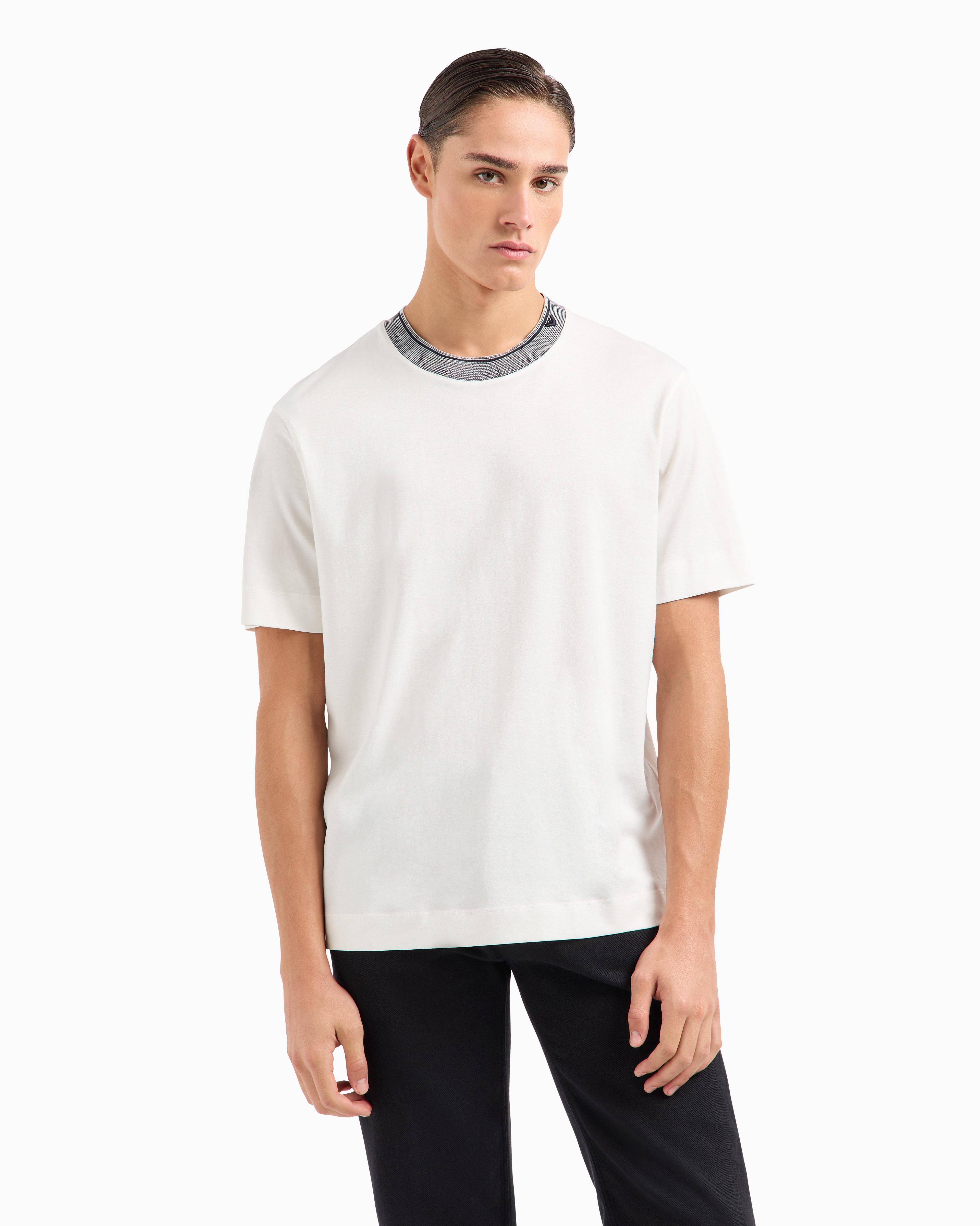 Tシャツ・カットソー EMPORIO ARMANI Men T-shirt White EM000853AF12926 U0003 undefined