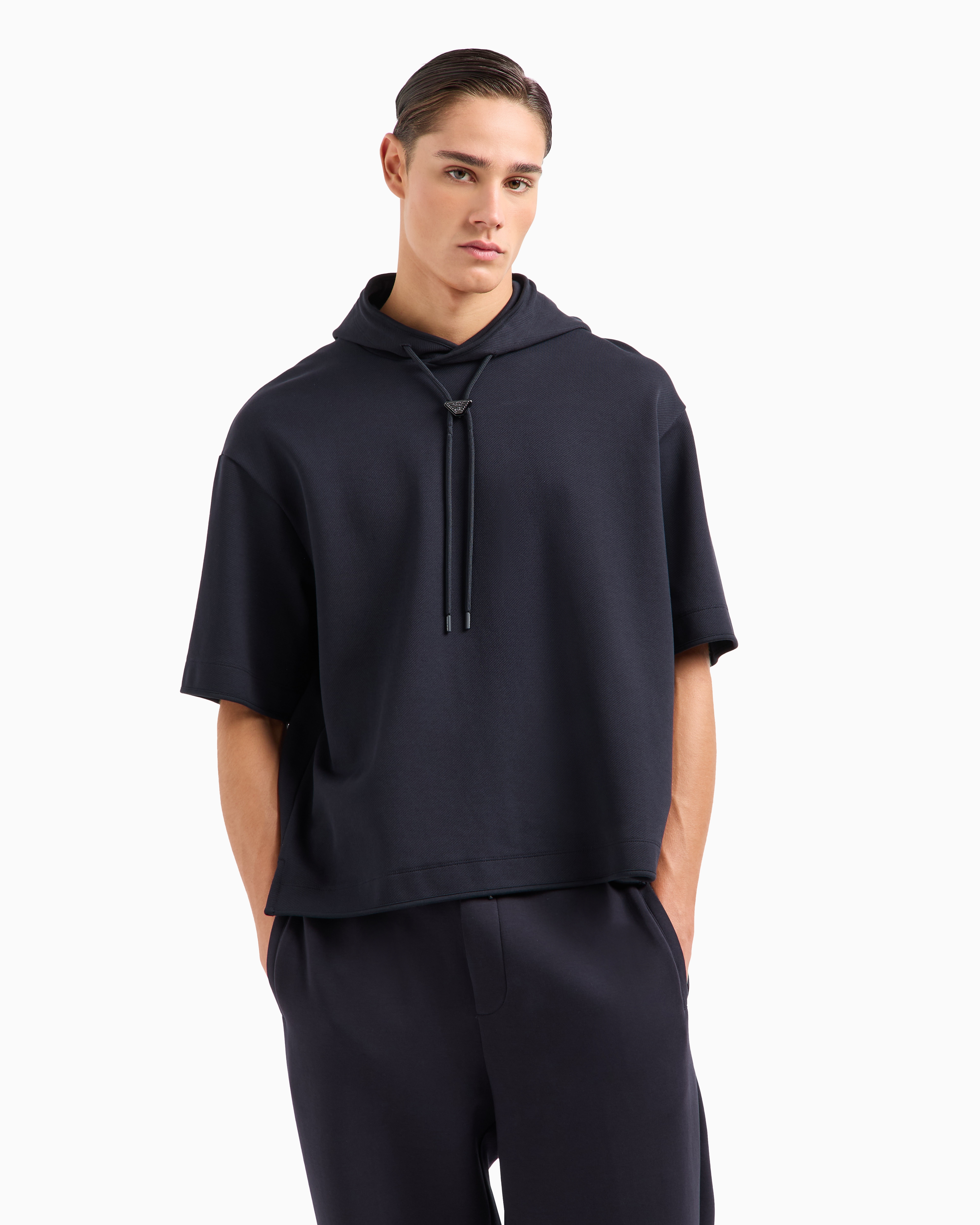 Emporio Armani◆フード付きスウェットシャツ ジャージー トンボ undefined