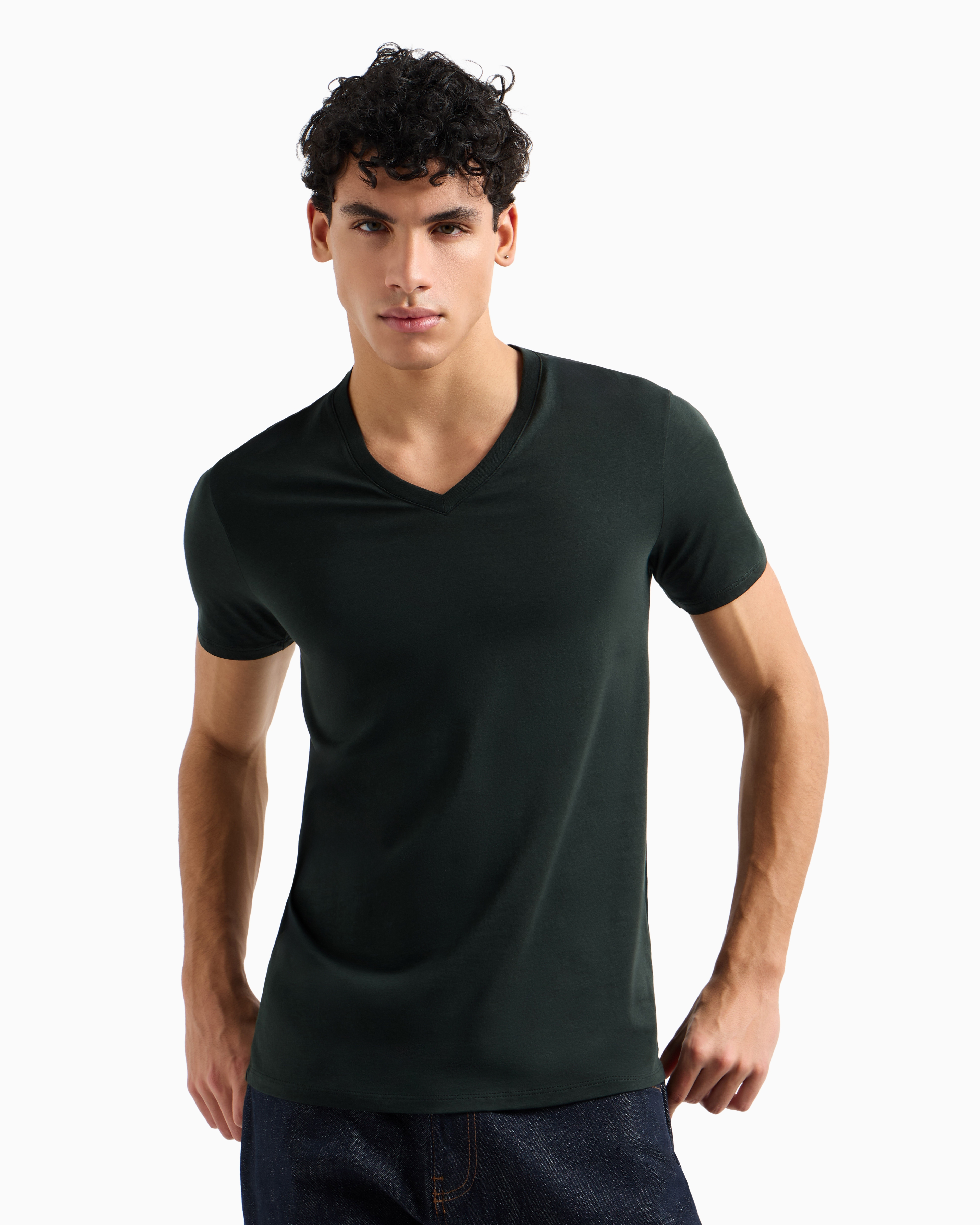 【STONE 】ORGANIC COTTON JERSEY SLIM-FIT T-SHIRT Stone Island - Organic Cotton Jersey T-shirt | HBX