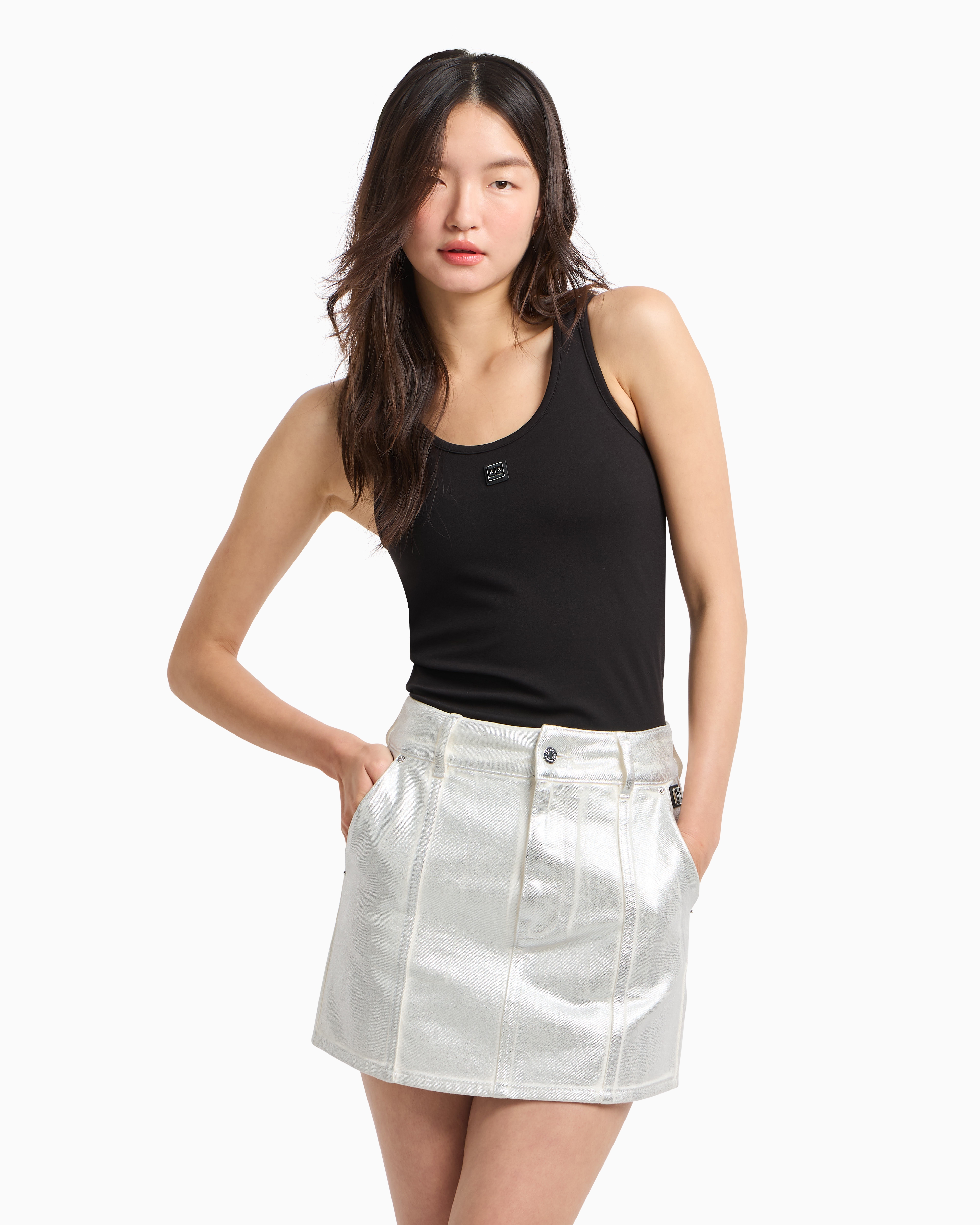 ミニスカート Emporio Armani Emporio print skirt Ld99 undefined