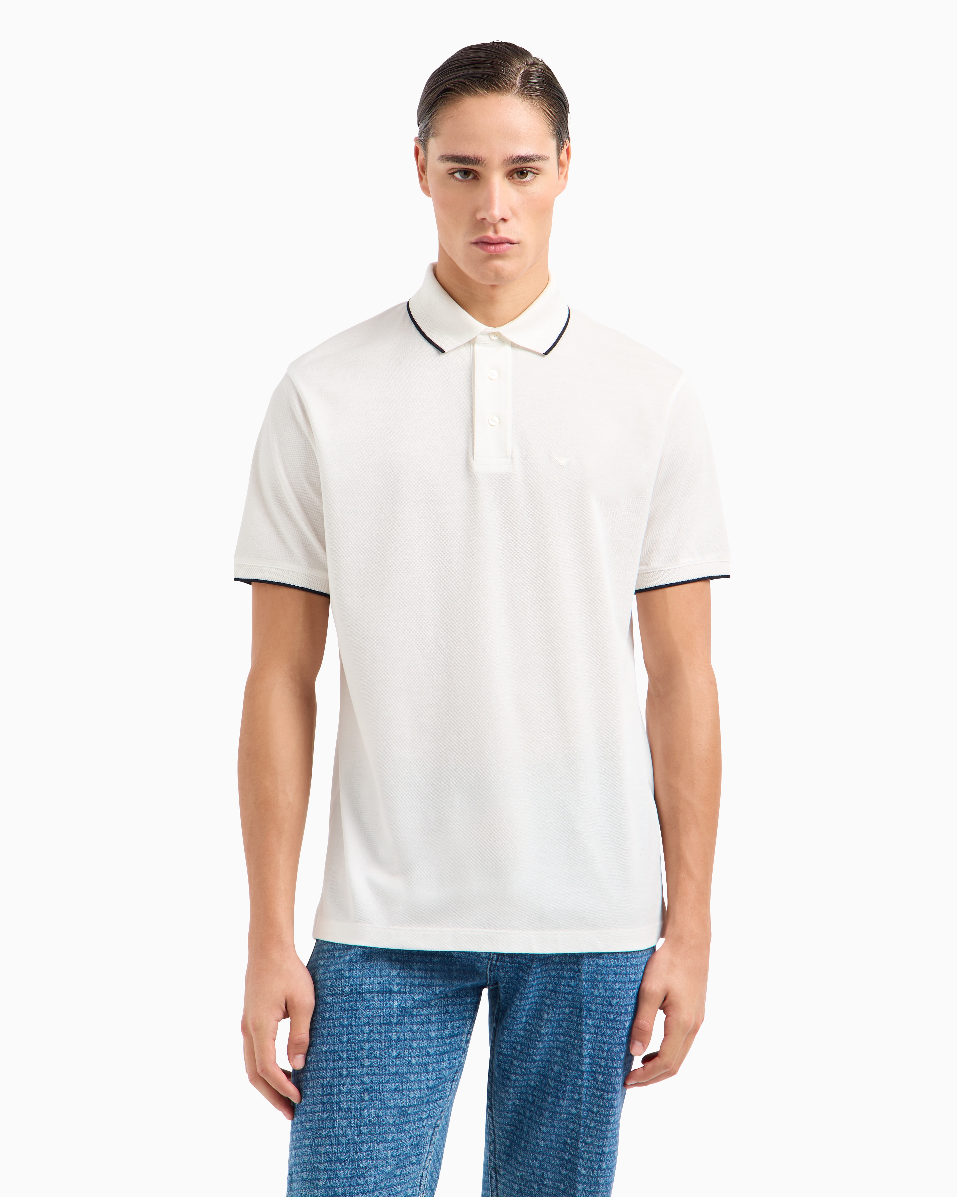 Tシャツ・カットソー EMPORIO ARMANI SS25 POLO SHIRT (EM000858 AF12955 U0003) 8NZF71_ZJH2Z_1510_F_SS2025.jpg