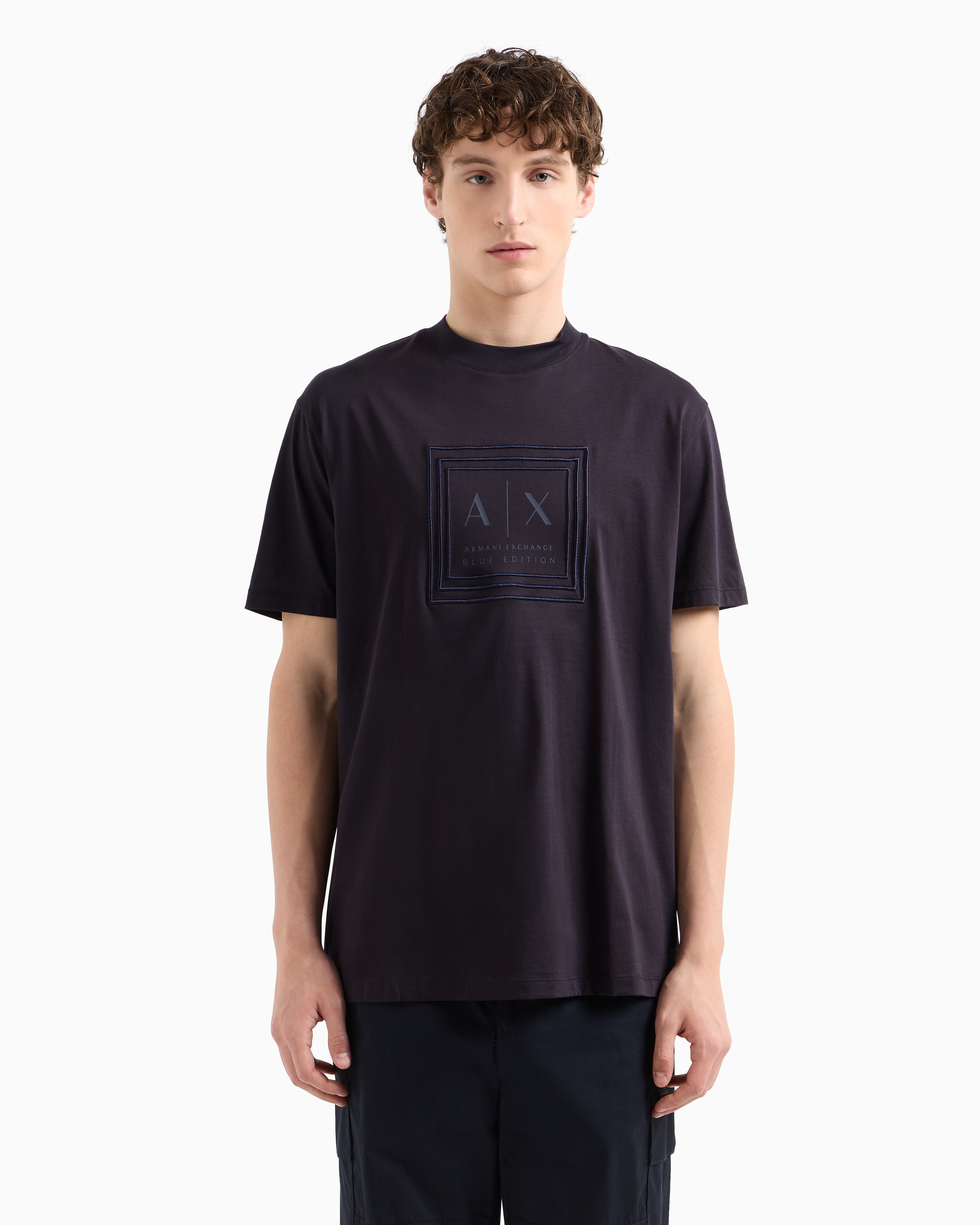 AXロゴ 半袖クルーネックTシャツ | Armani Exchange