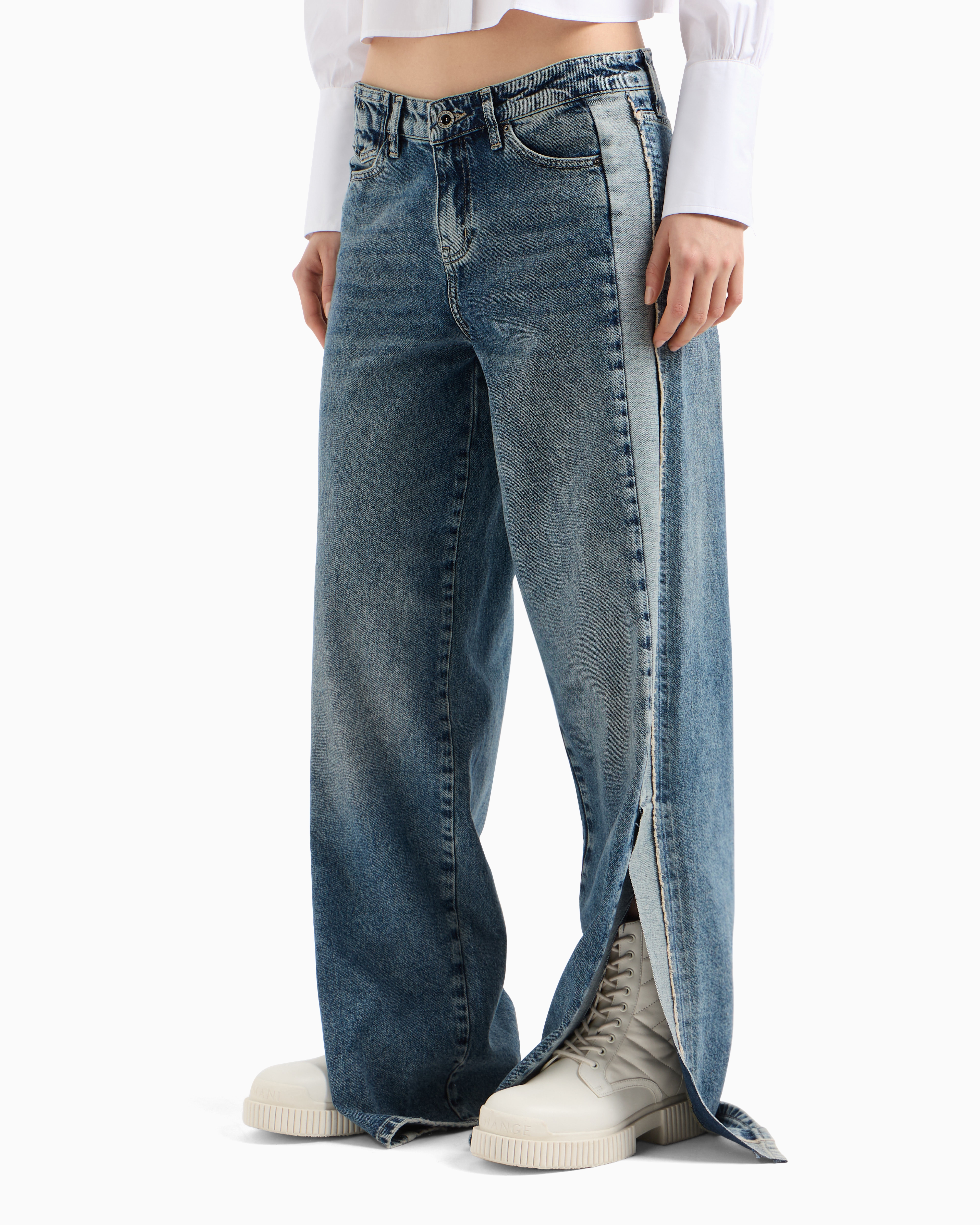 デニム・ジーパン ARMANI EXCHANGE Woman Jeans Denim XW000308AF12091 MB002 undefined
