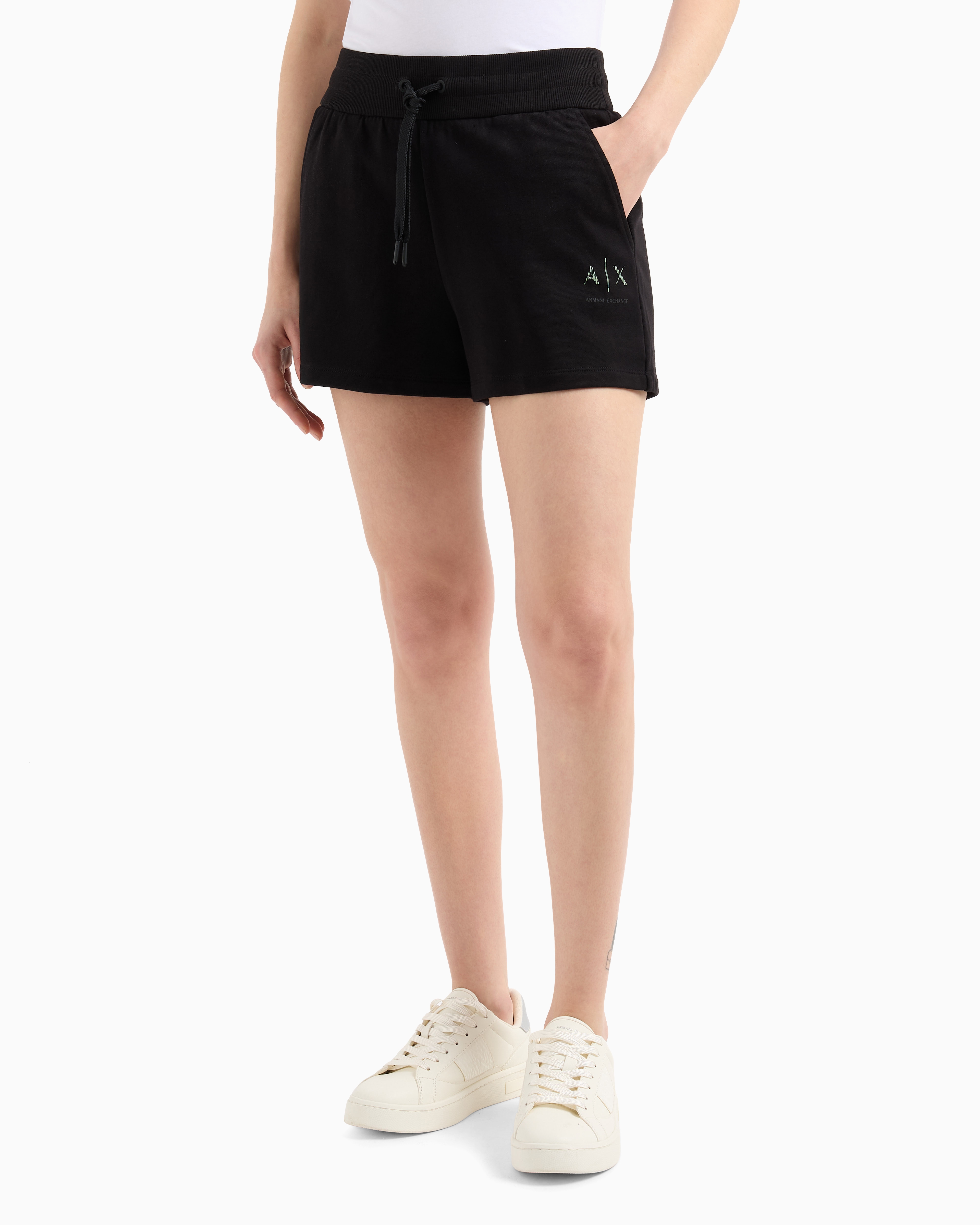 Armani Exchange - Shorts, Woman, Black, Size: