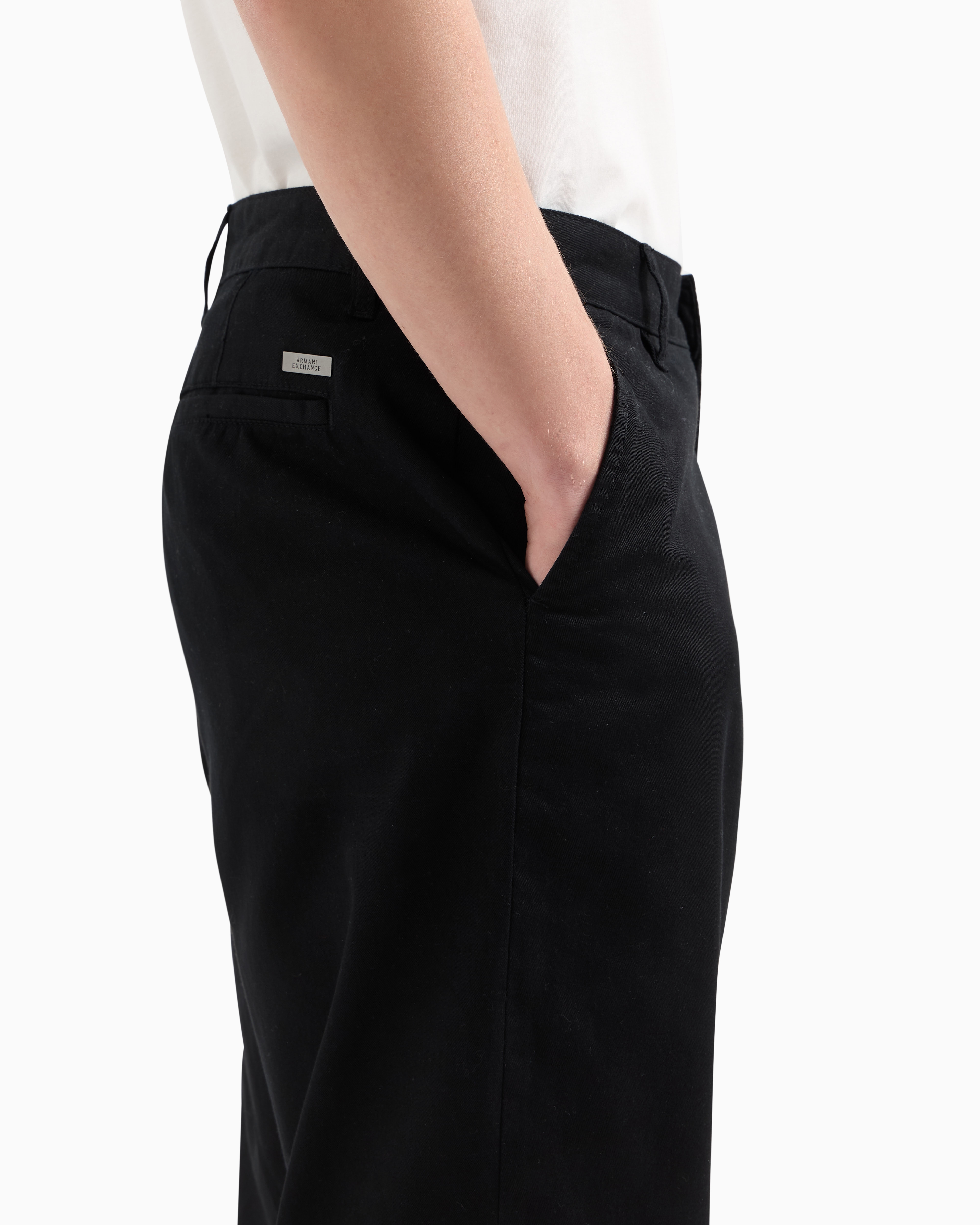 GIORGIO ARMANI 　メンズ テーパード調パンツ SIZE46 Giorgio Armani テーパードパンツ | ブラック | FARFETCH JP