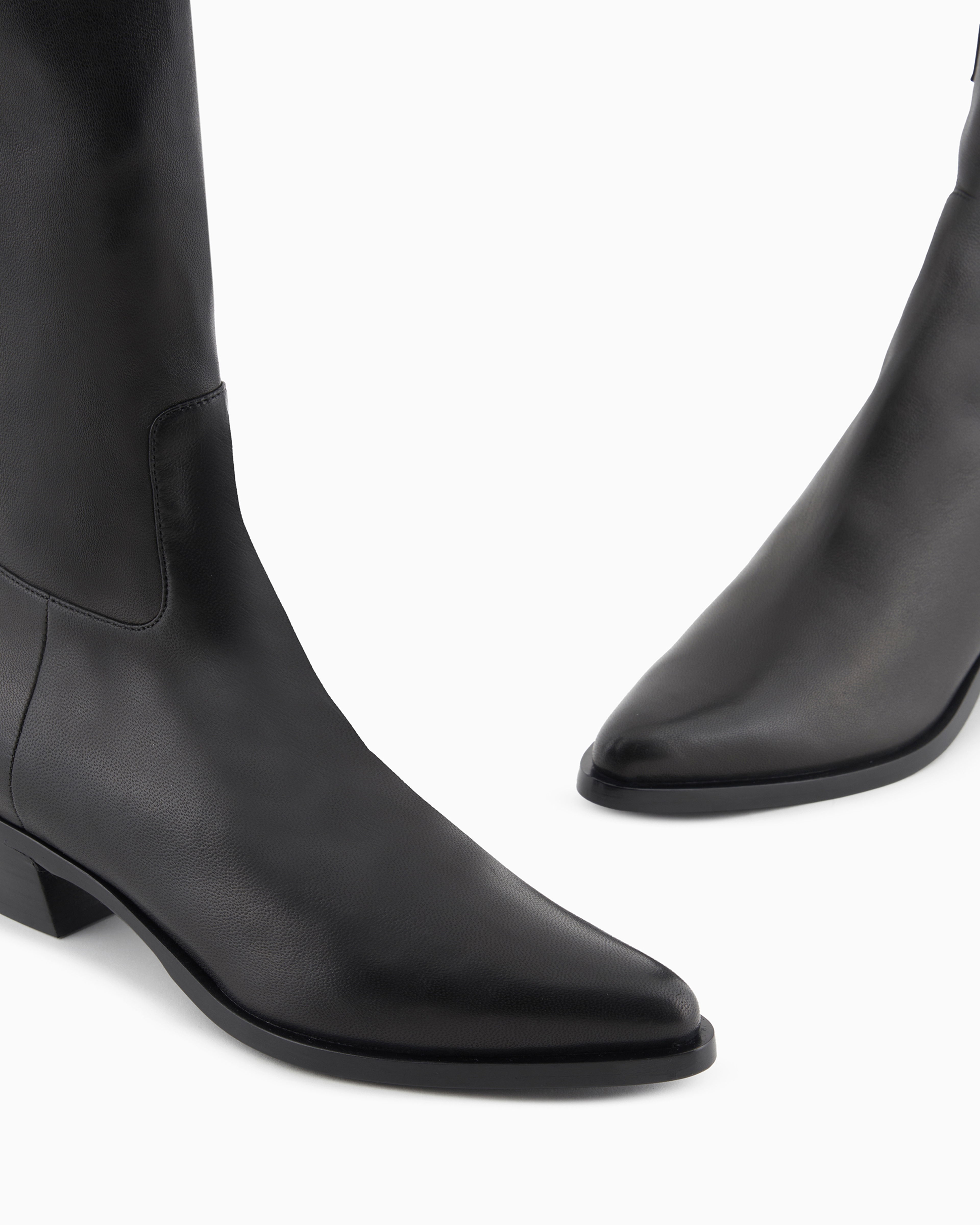 靴 GIORGIO ARMANI Butterfly leather boots GIORGIO ARMANI Butterfly leather boots
