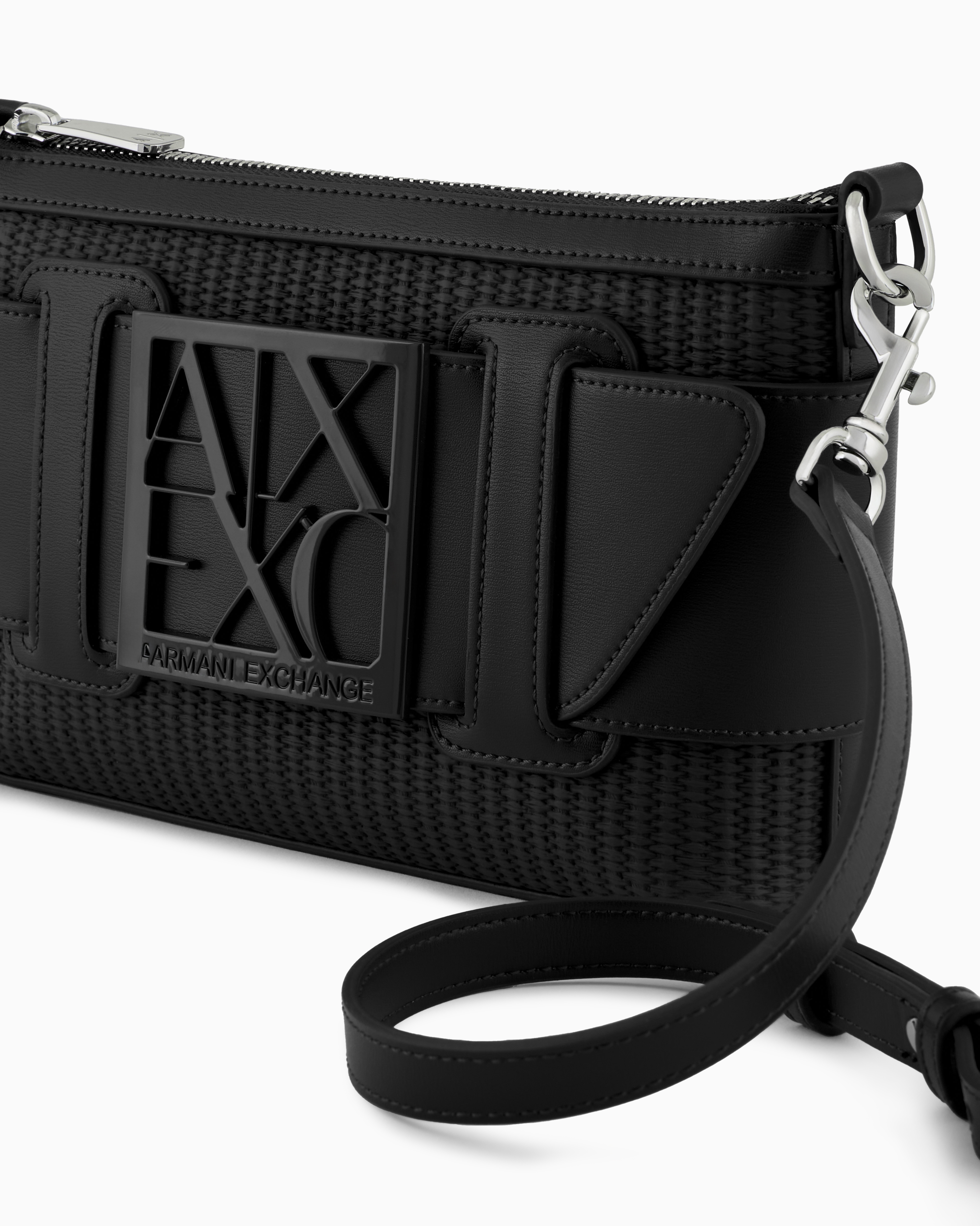 Armani Exchange Shoulder Bags In Black