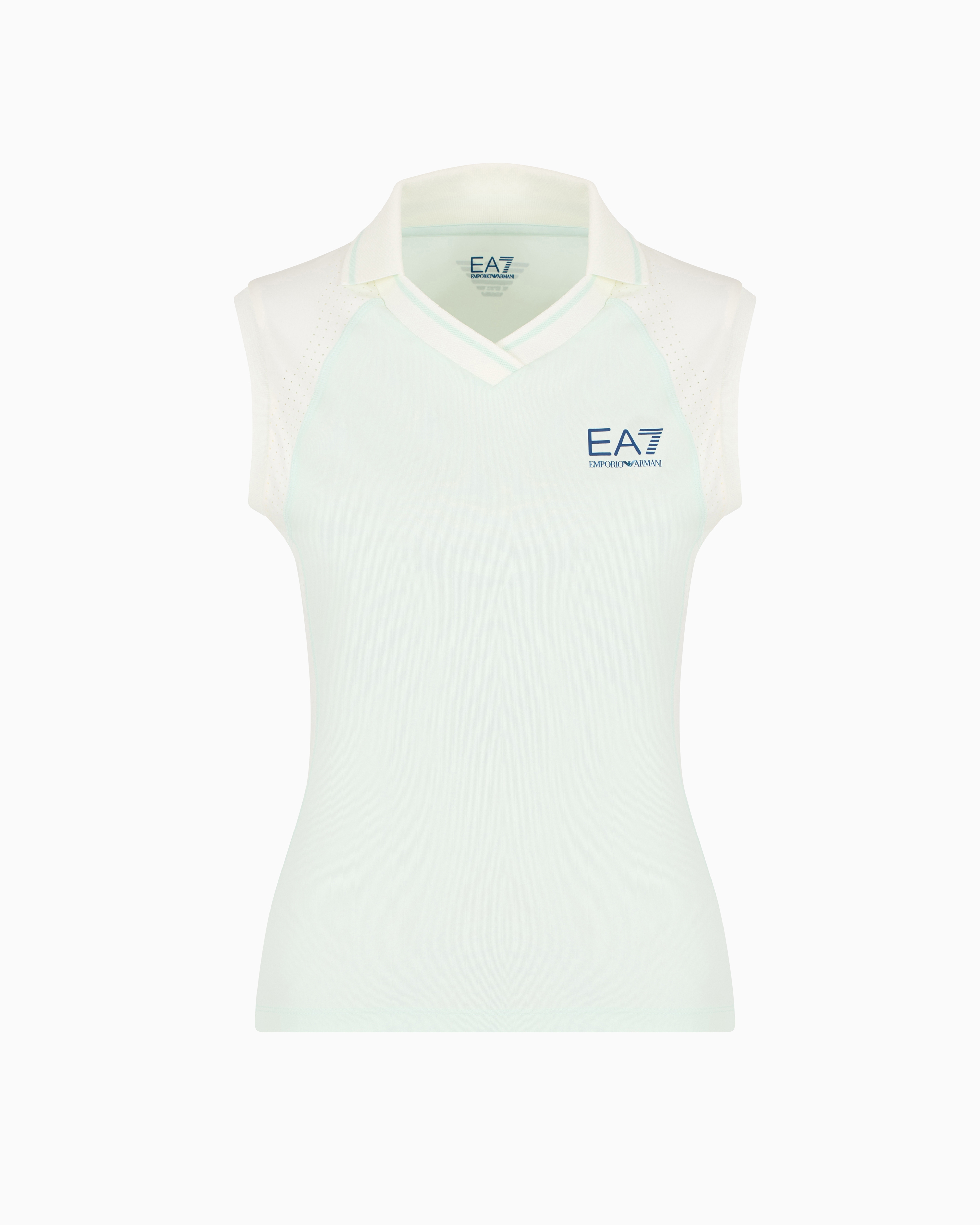 Ea7 Tennis Pro Top In Ventus7 Technical Fabric In Green