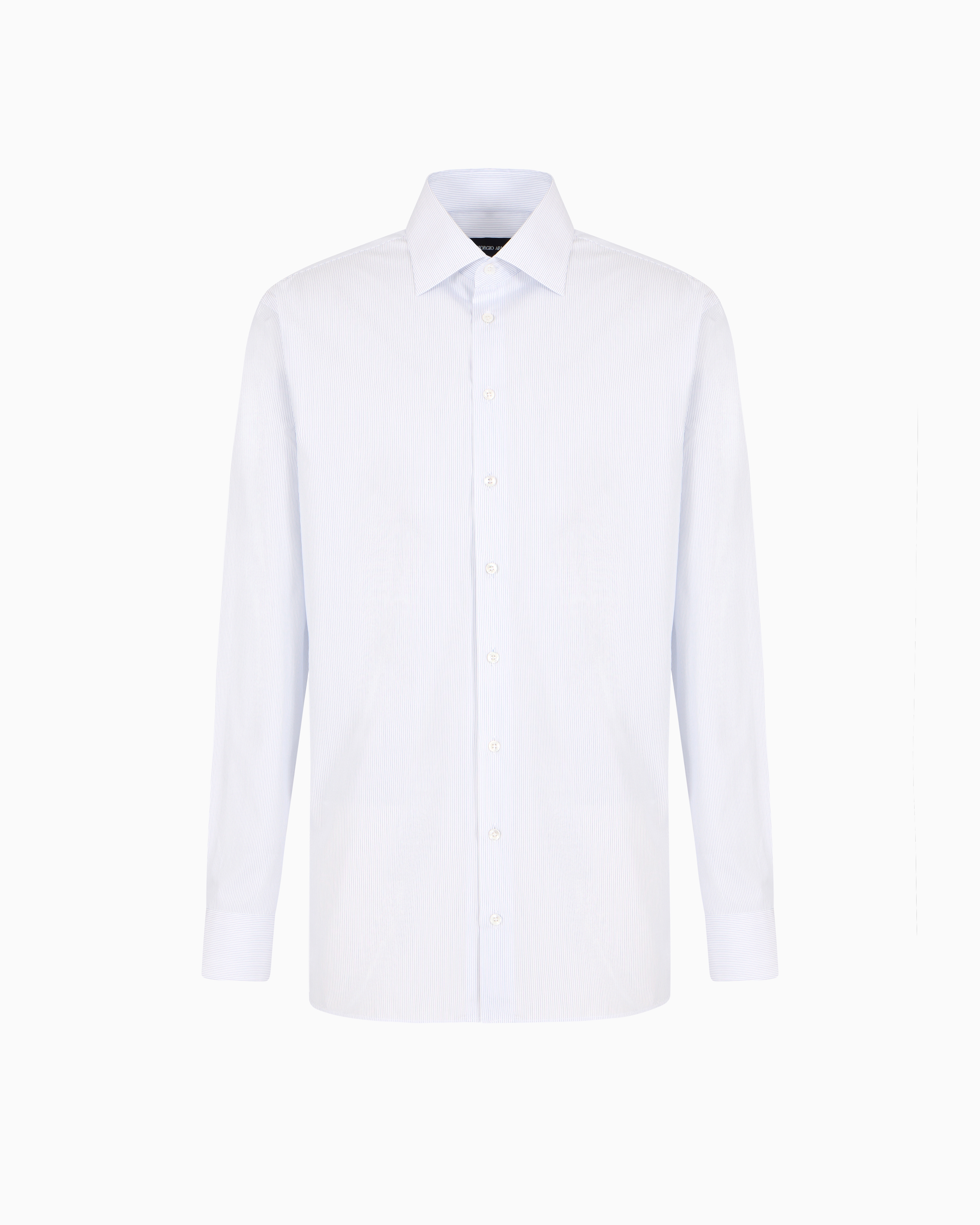 GIORGIO ARMANI REGULAR-FIT SHIRT IN LUXURY STRIPED COTTON