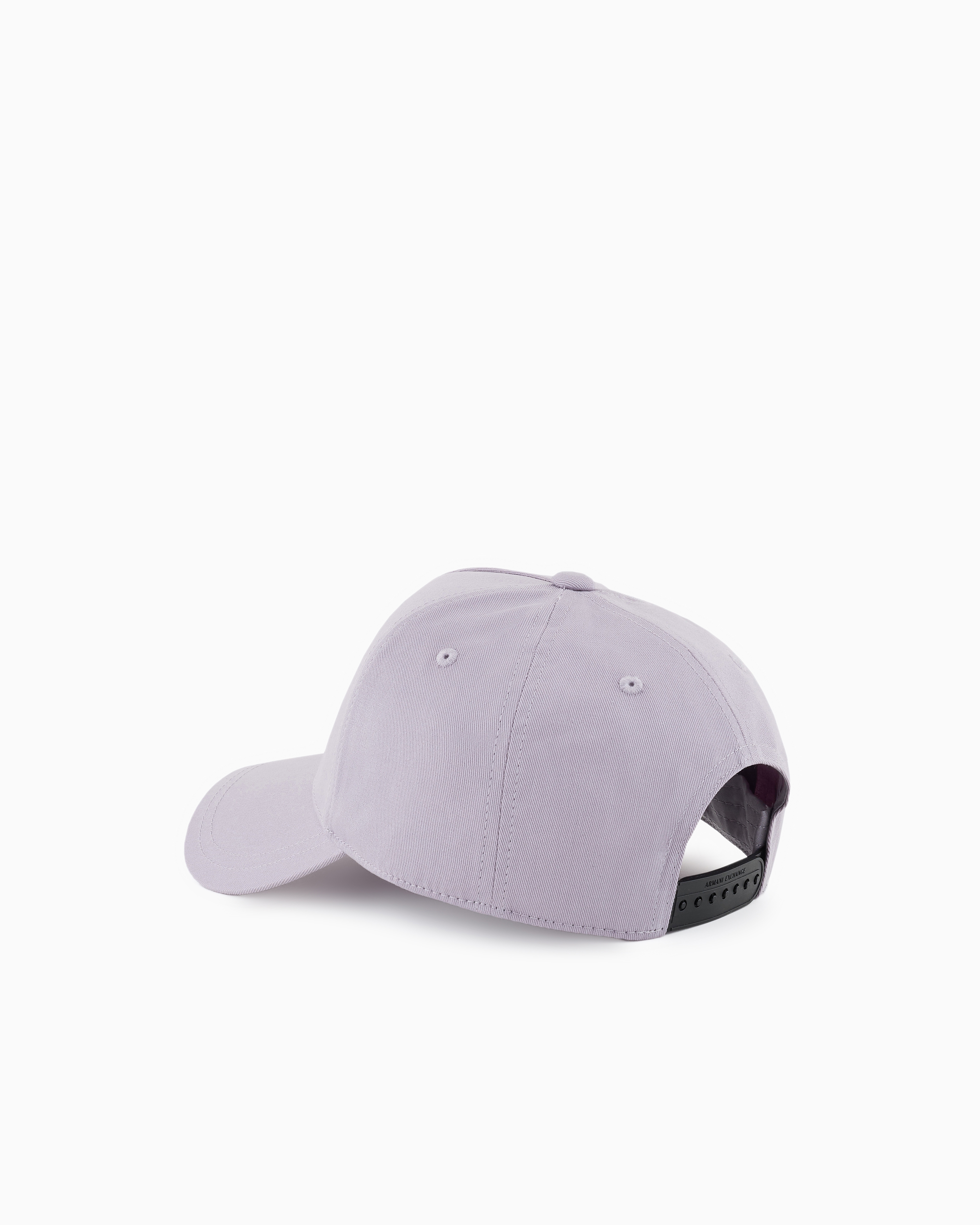 Armani Exchange Visor Cap With Logo In Purple