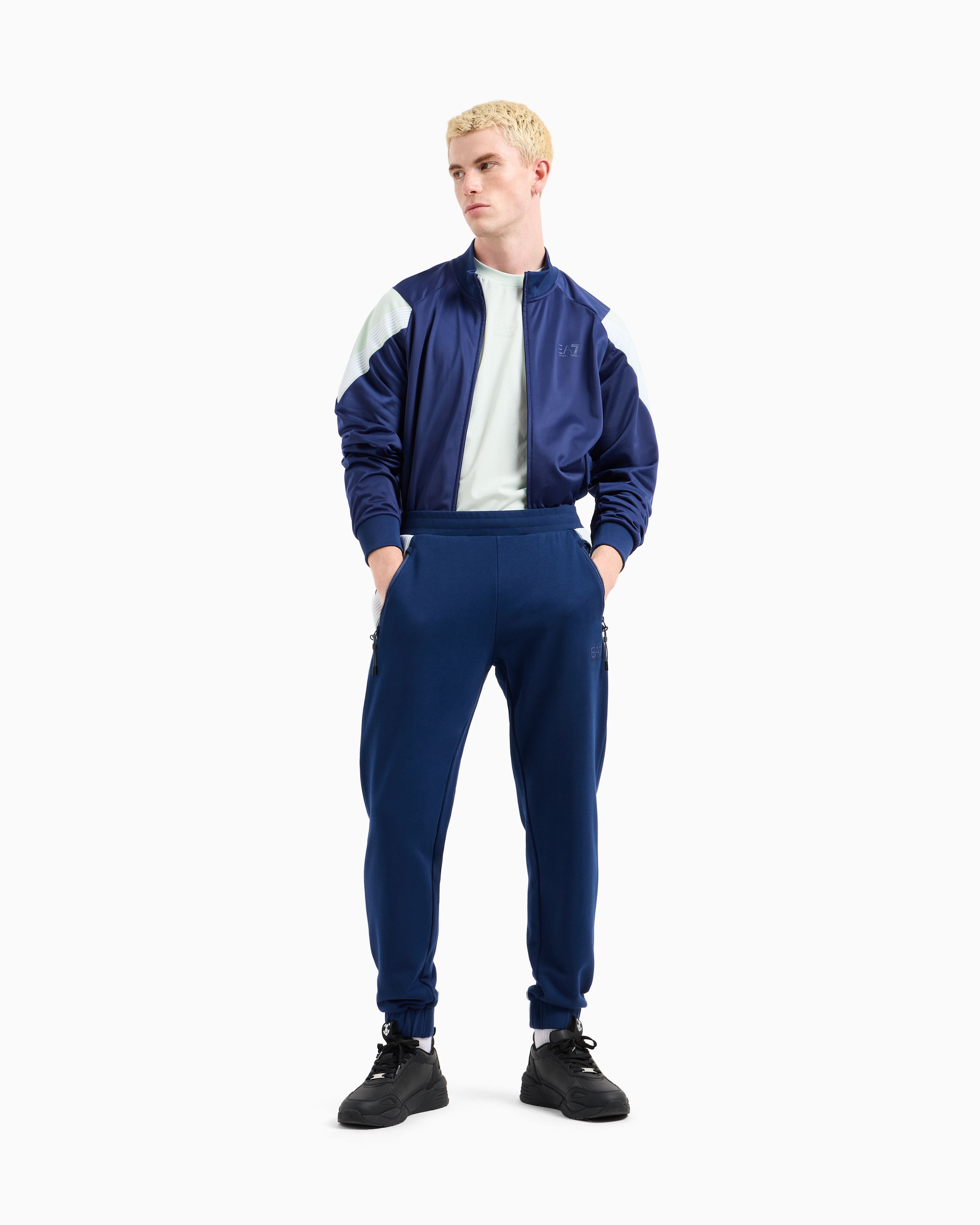 EA7 7 LINES COTTON JOGGERS