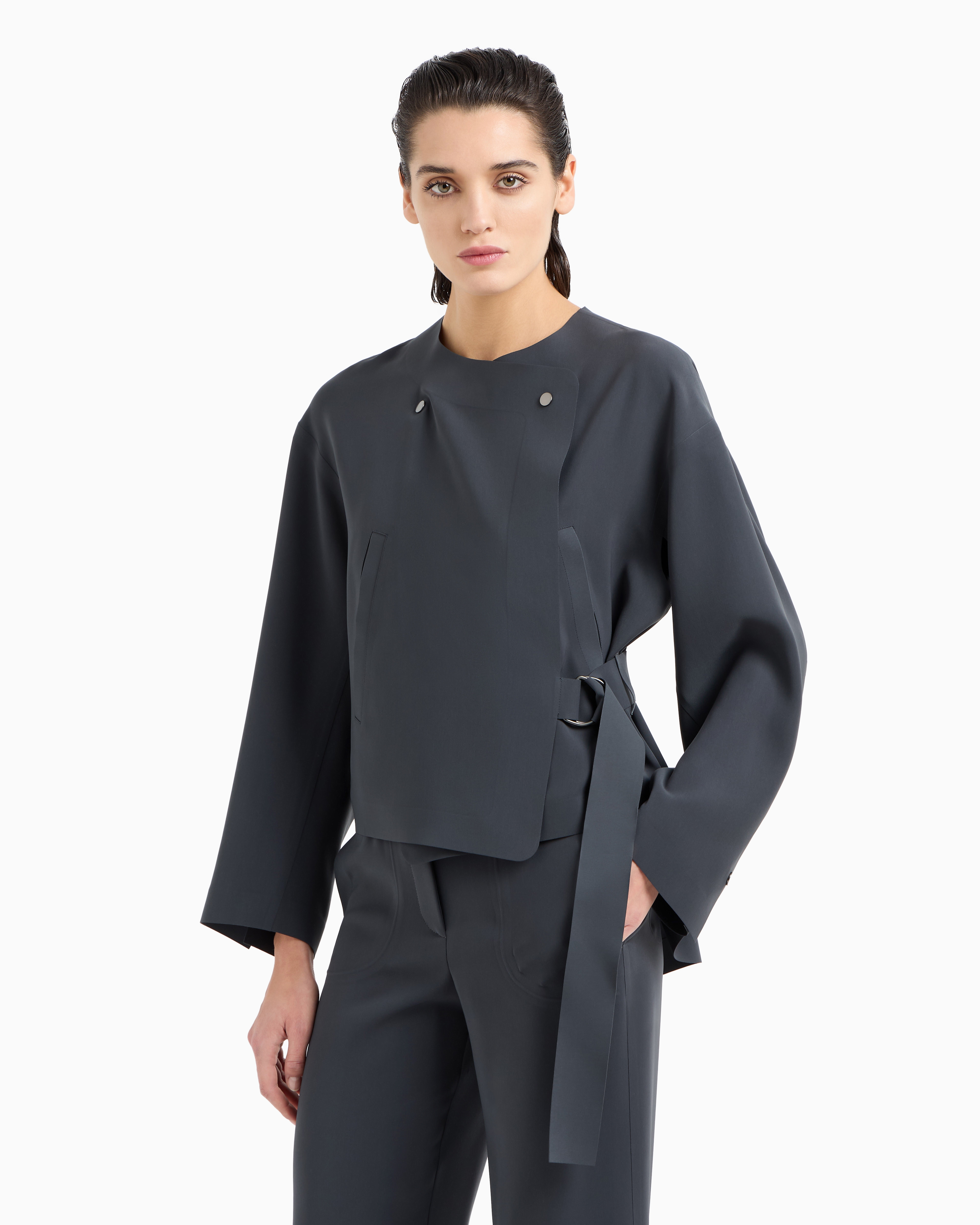 Giorgio Armani Blouson In Technical Cady