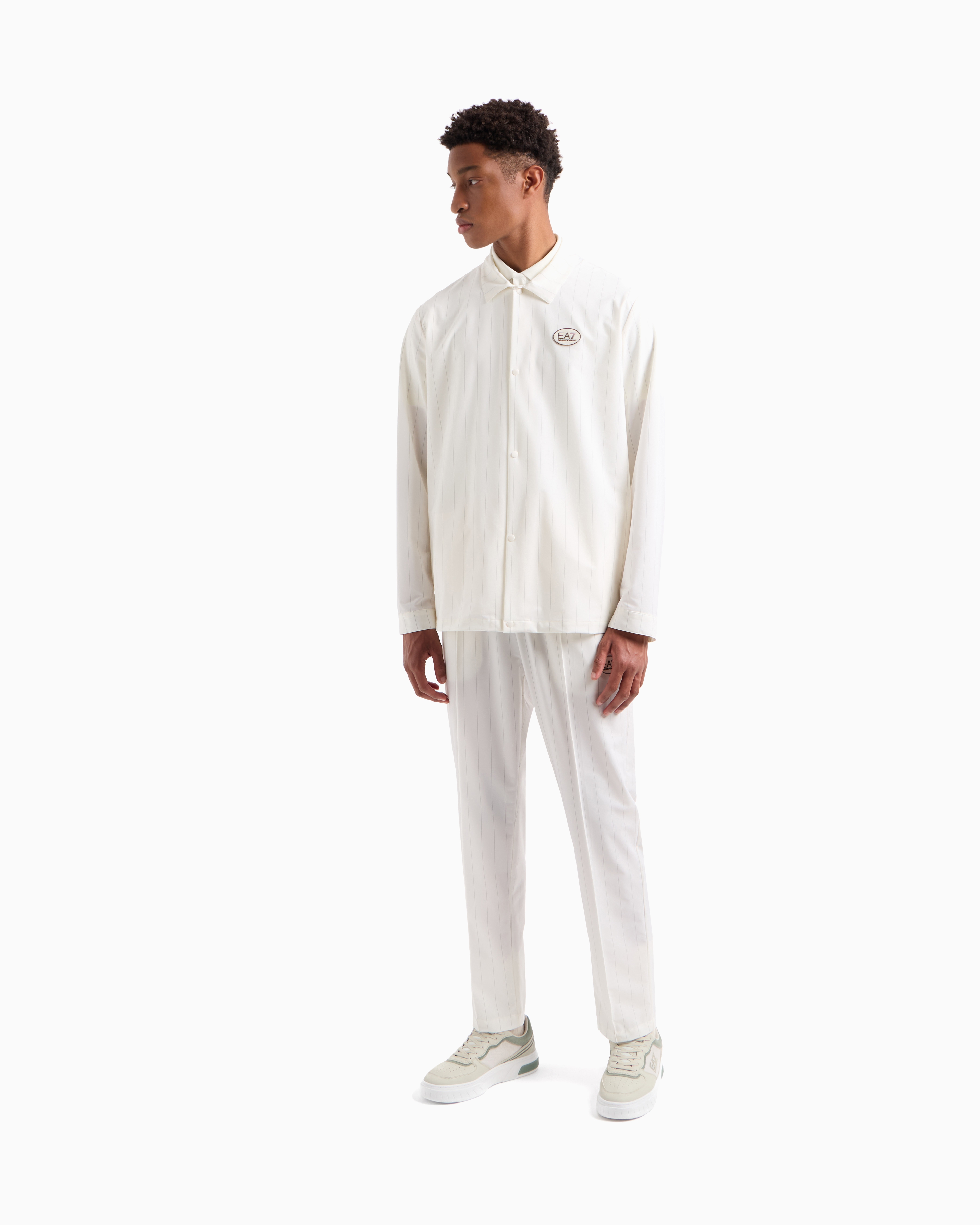 EA7 GOLF PRO VENTUS7 TECHNICAL-FABRIC SHIRT AND TROUSERS SET