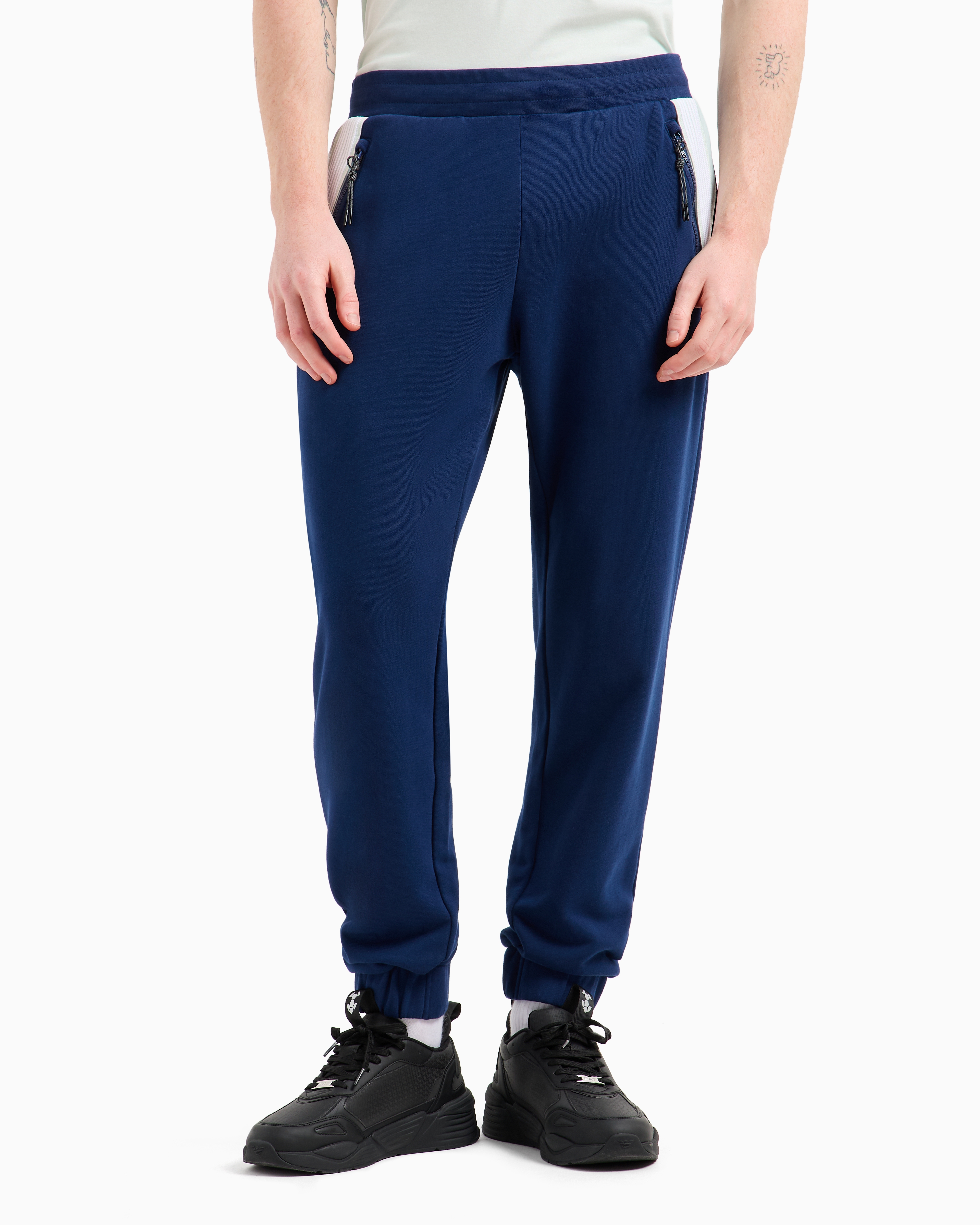 EA7 7 LINES COTTON JOGGERS