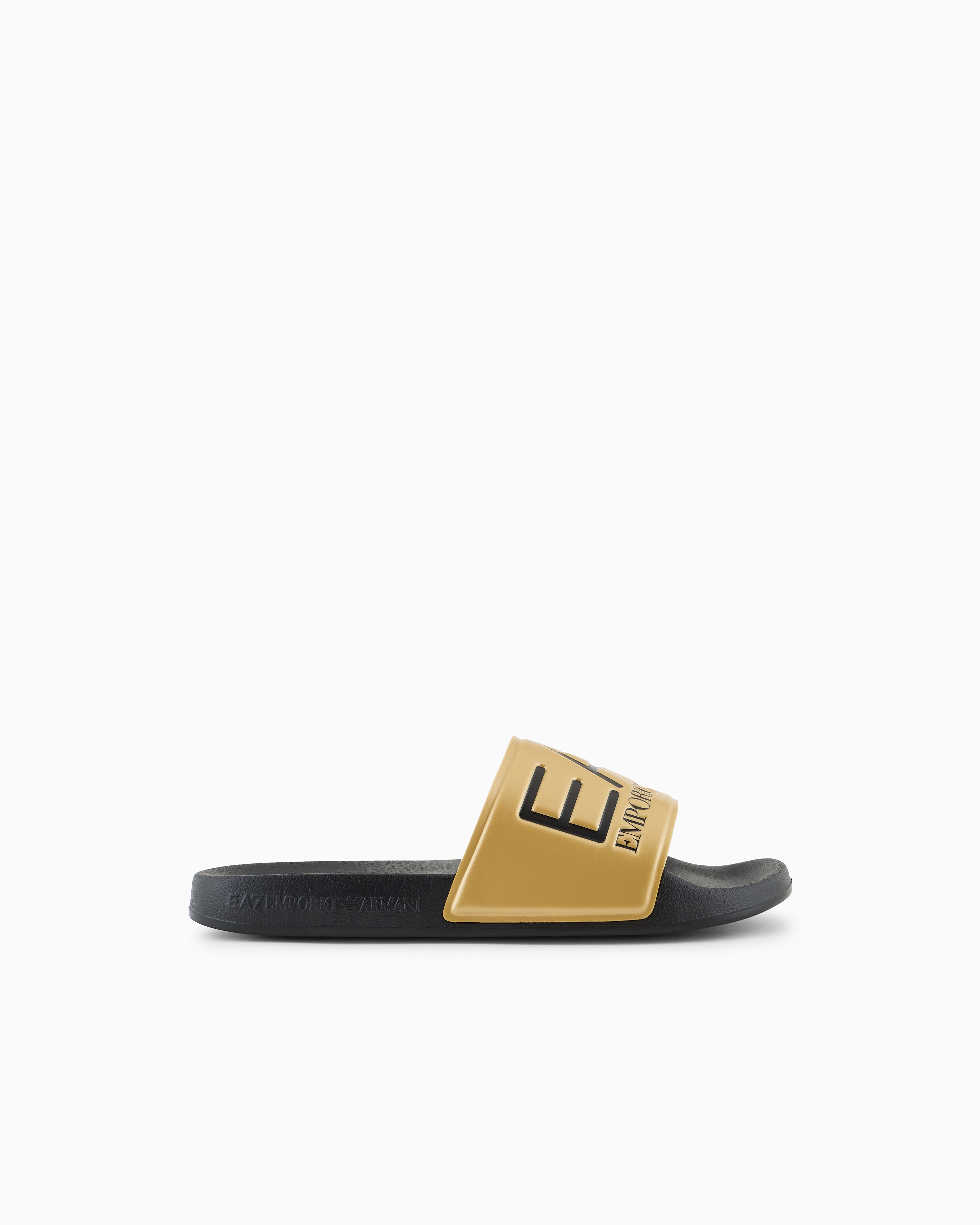 Ea7 Logo Slides In Gold