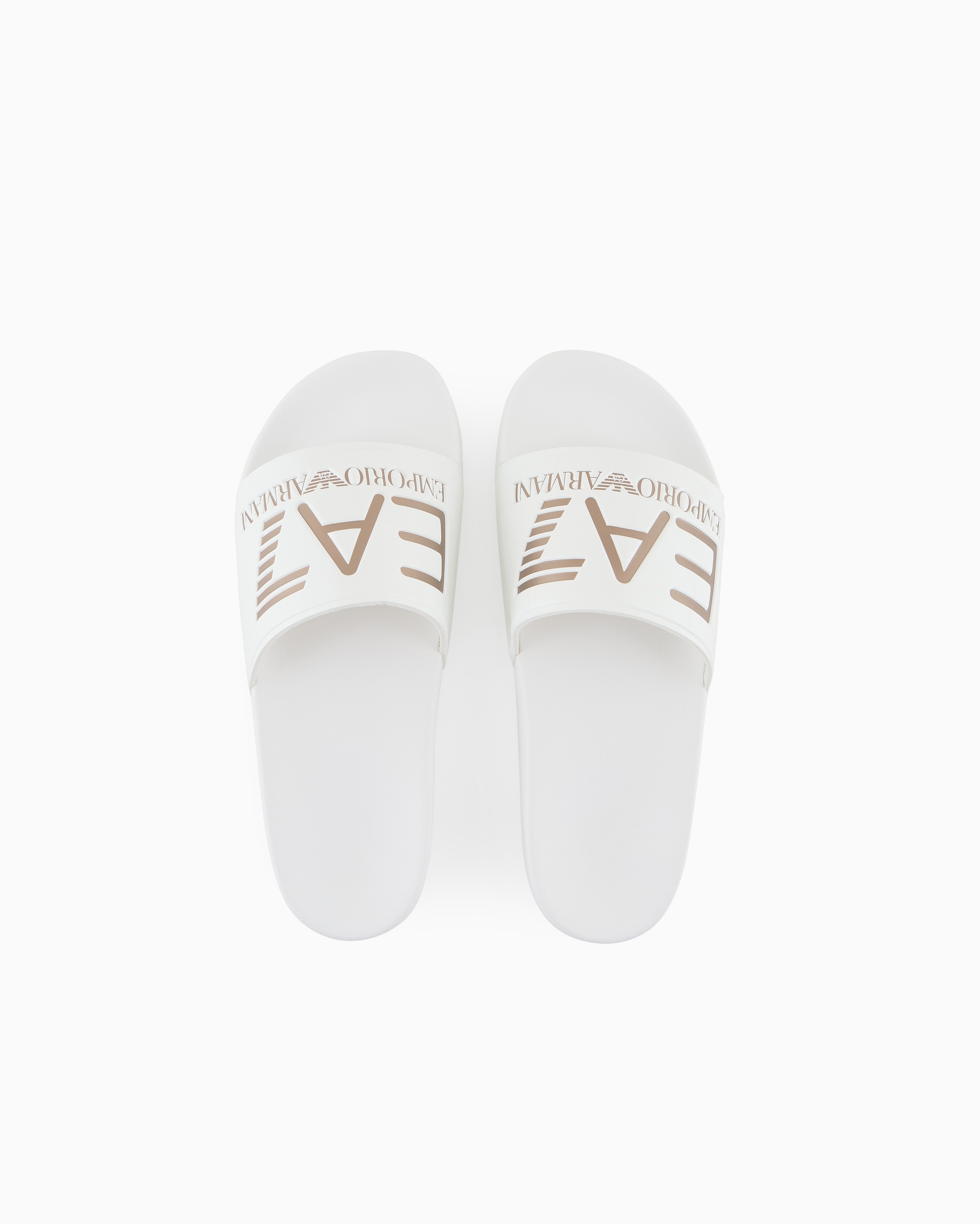 EA7 SLIDES WITH OVERSIZED LOGO