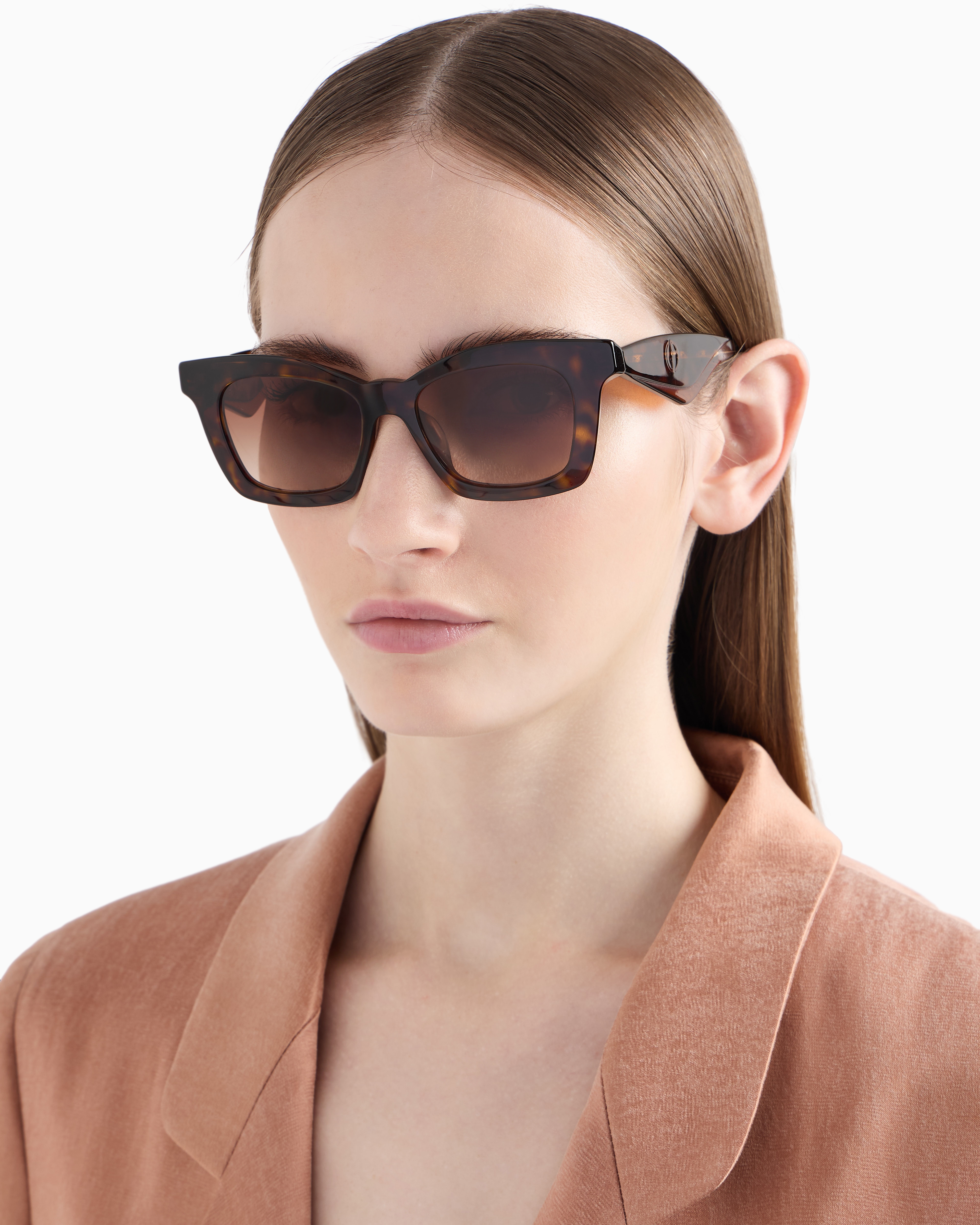 Giorgio Armani Sunglasses In Brown
