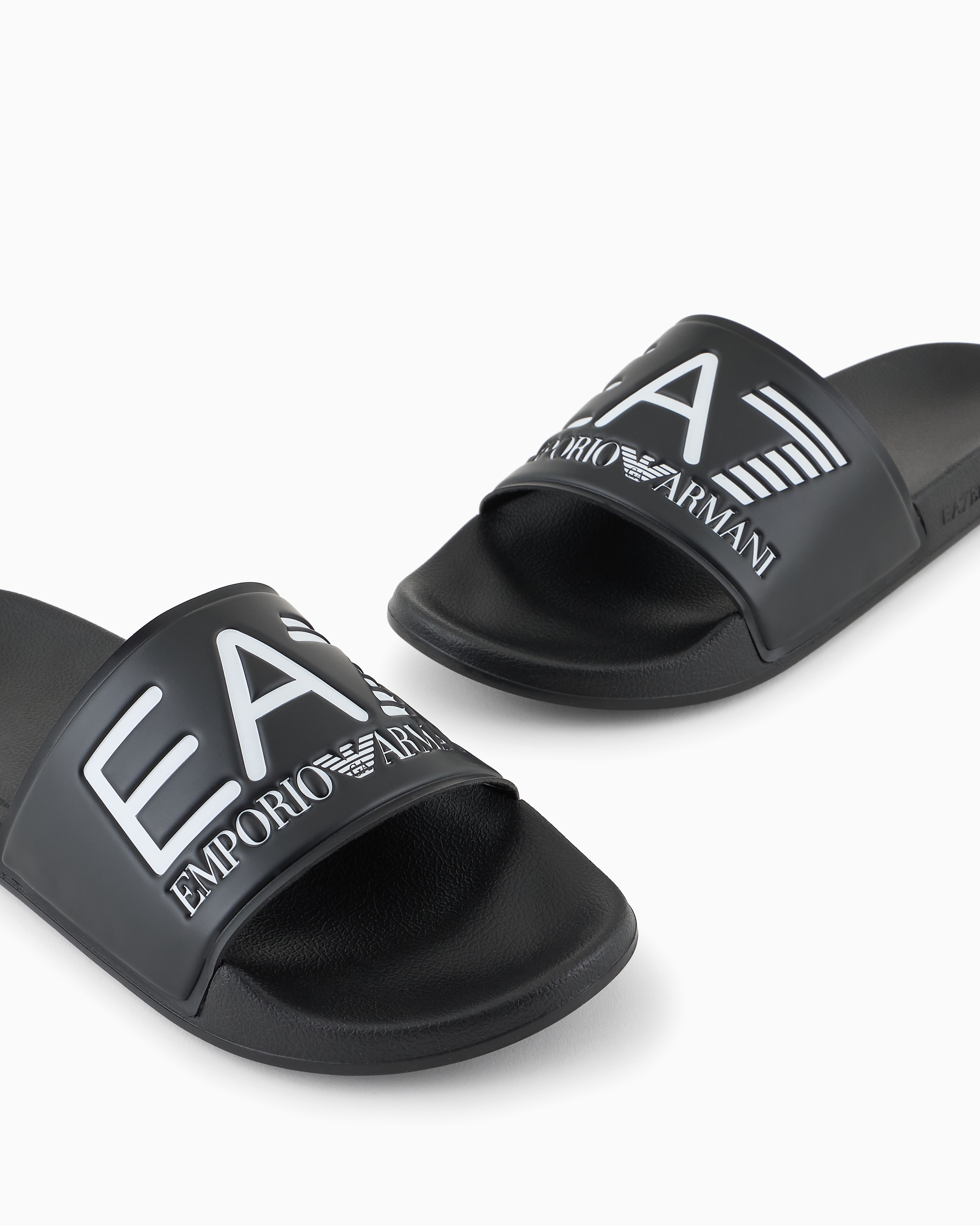 Ea7 Logo Slides In Black