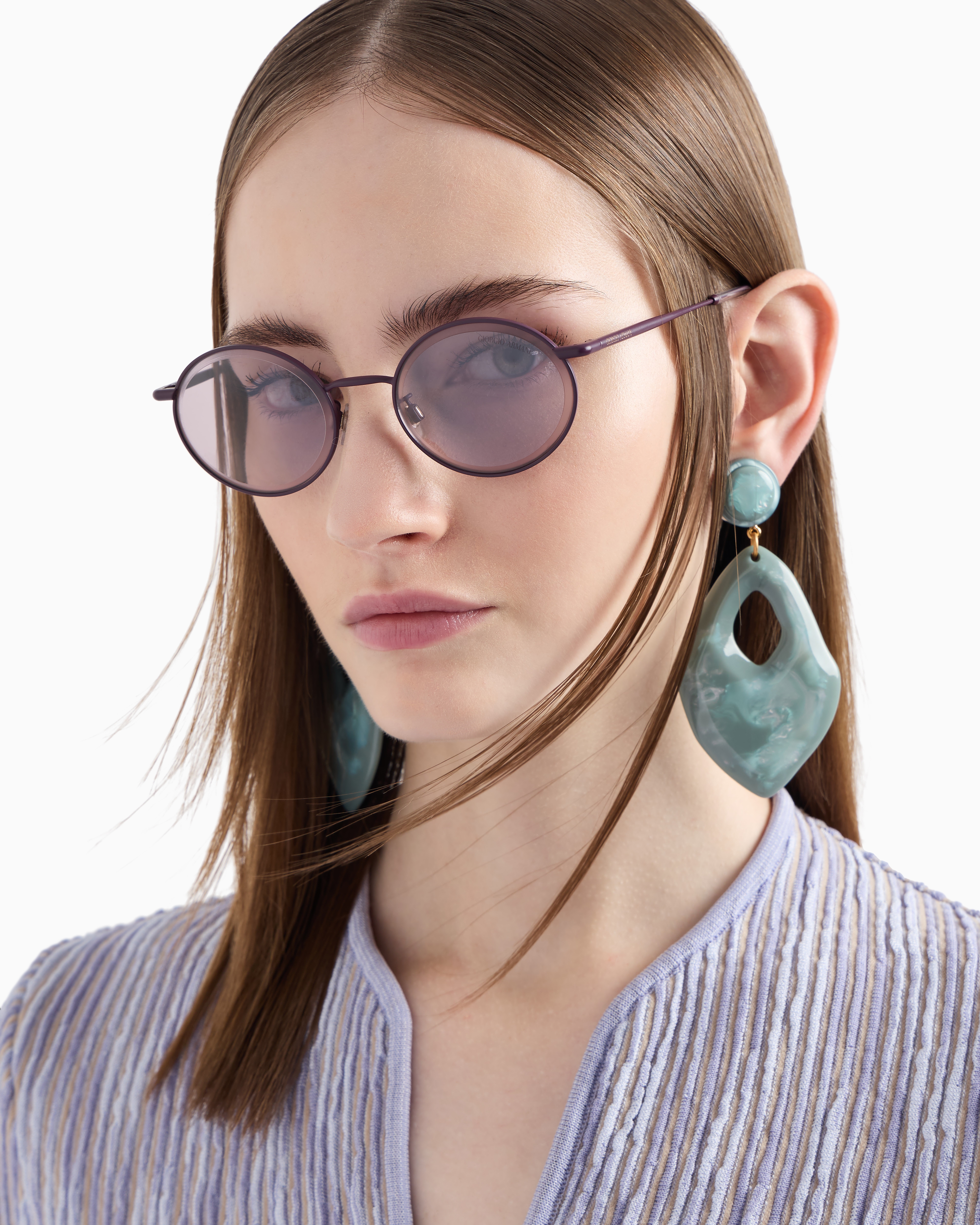 Giorgio Armani Sunglasses In Purple