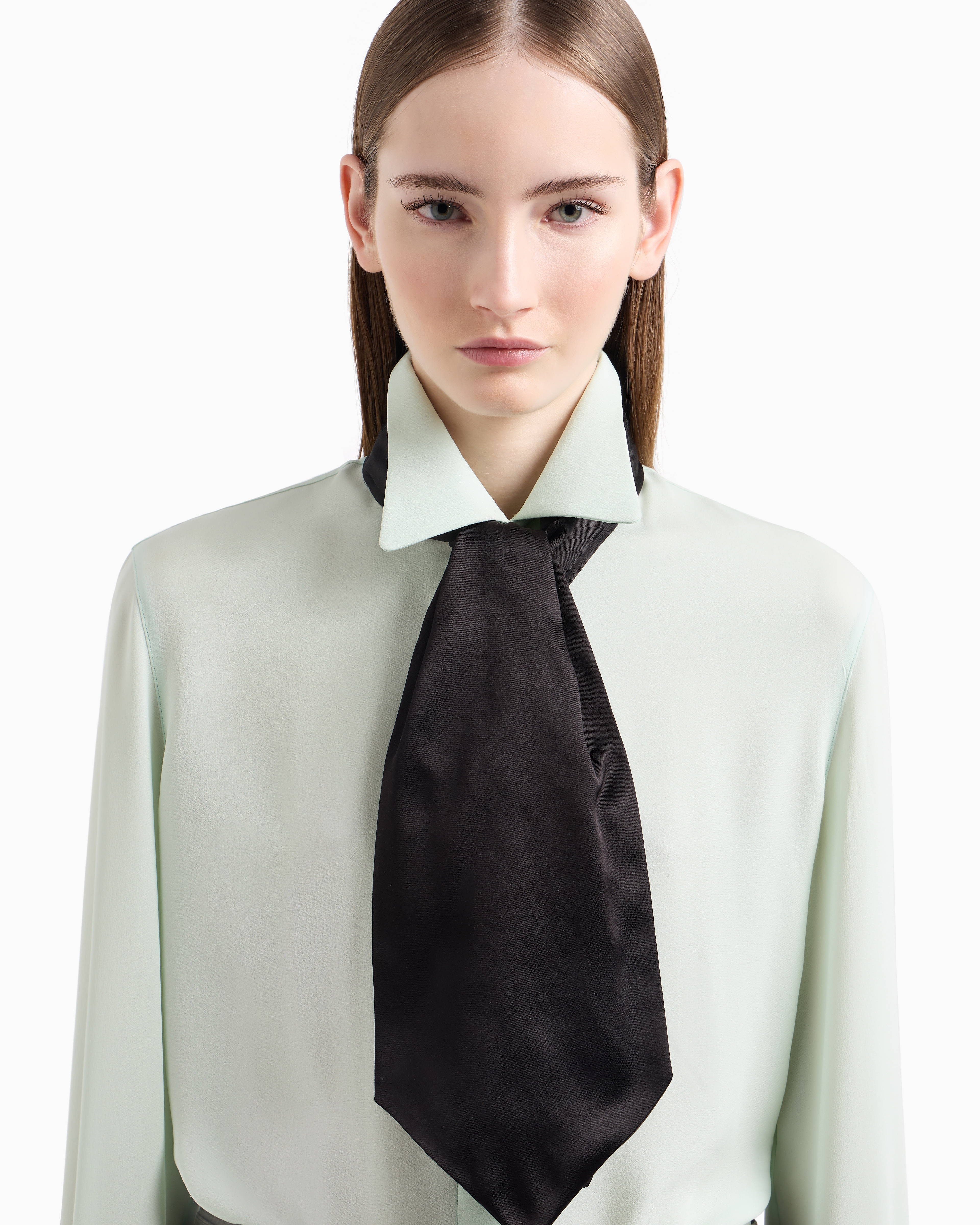ベスト・ジレ GIORGIO ARMANI Viscose and cupro with silk lining Viscose and cupro scarf | Giorgio Armani