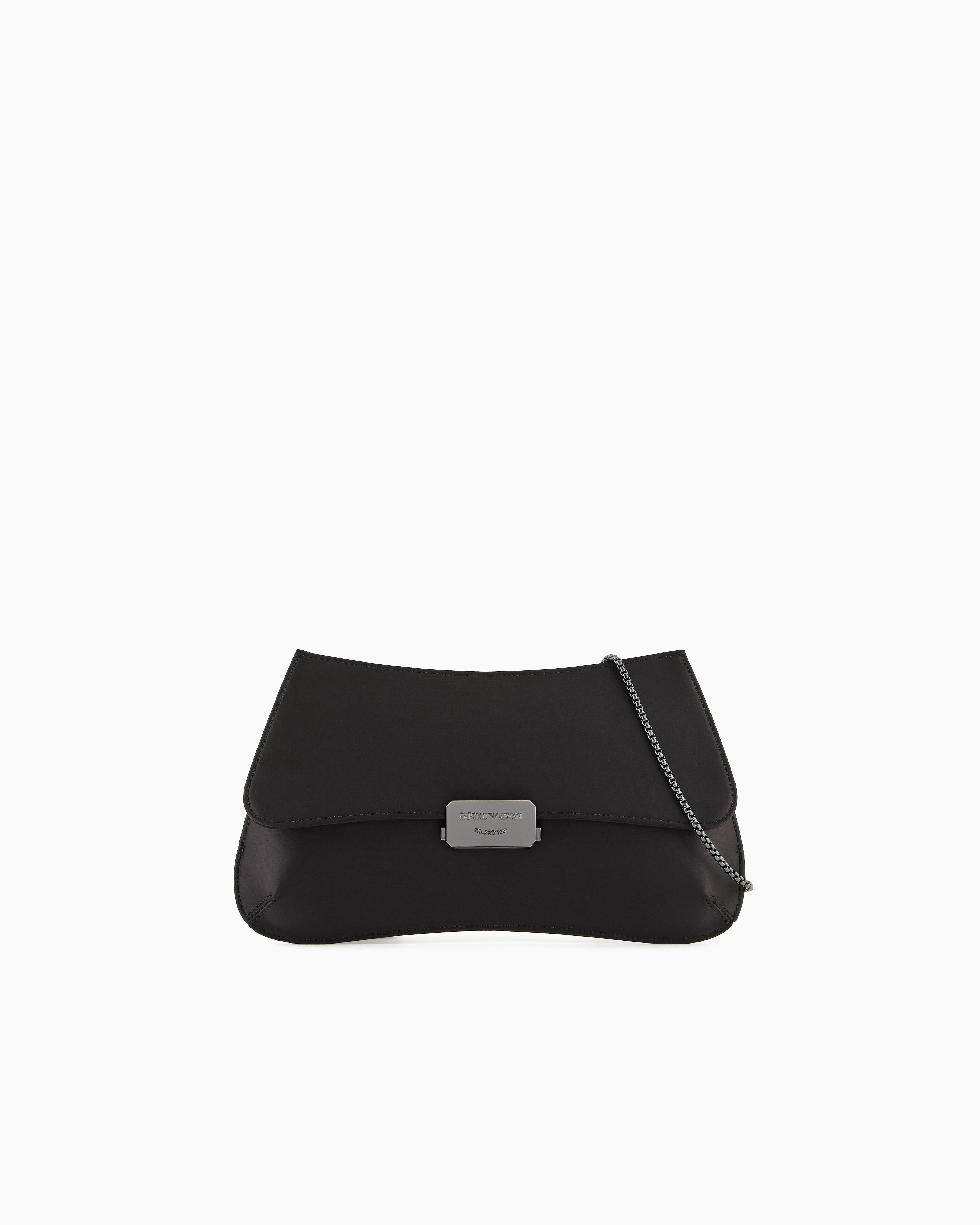 Emporio Armani Chain Shoulder Strap Shoulder Bag In Black