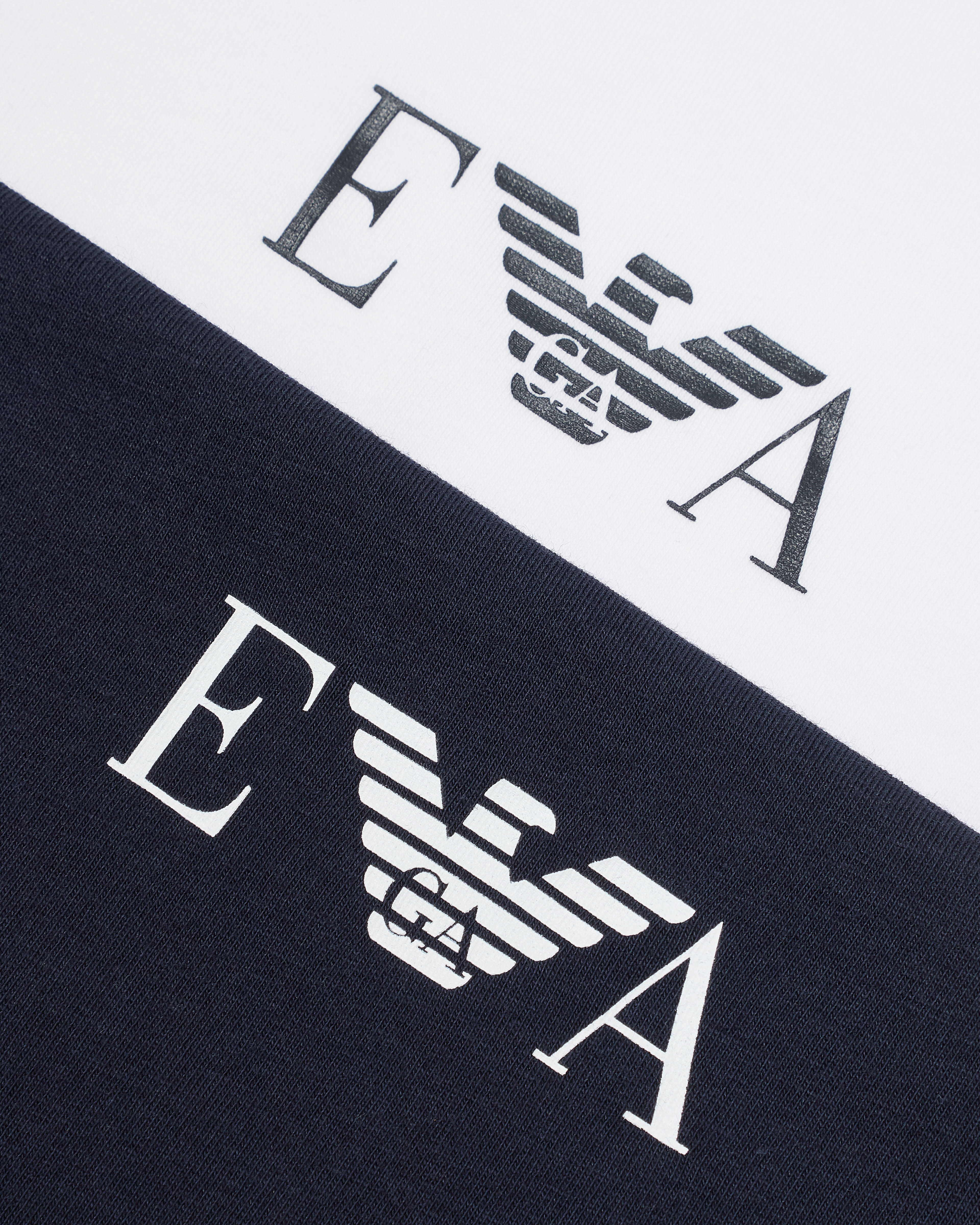 ARMANI LOUNGEWEAR Tシャツ 2枚セット EM001849-AF10778-M0080 Pack 2 T-shirt loungewear fitted fit logo bold monogram