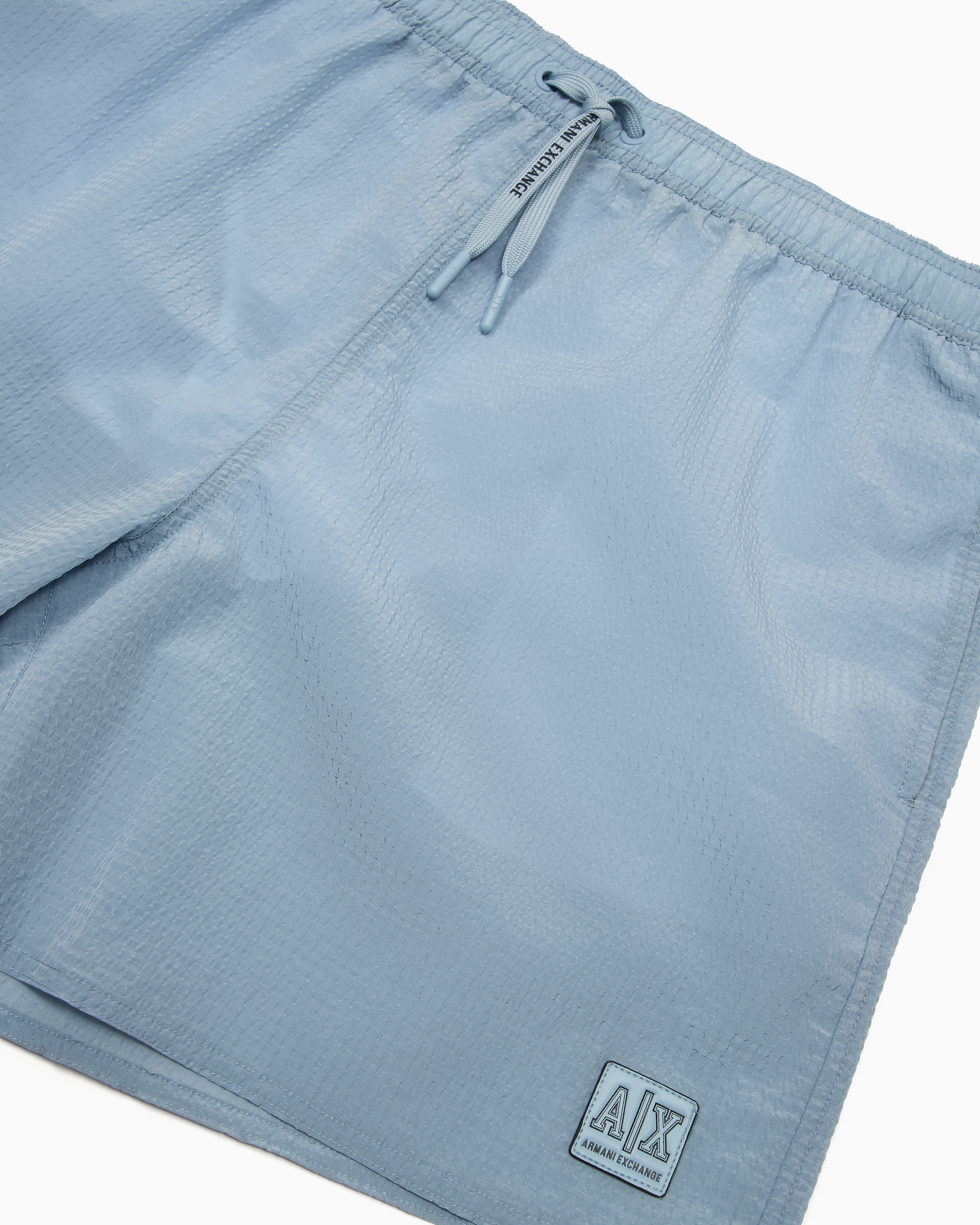 Armani Exchange Beachwear Boxers In Light_blue
