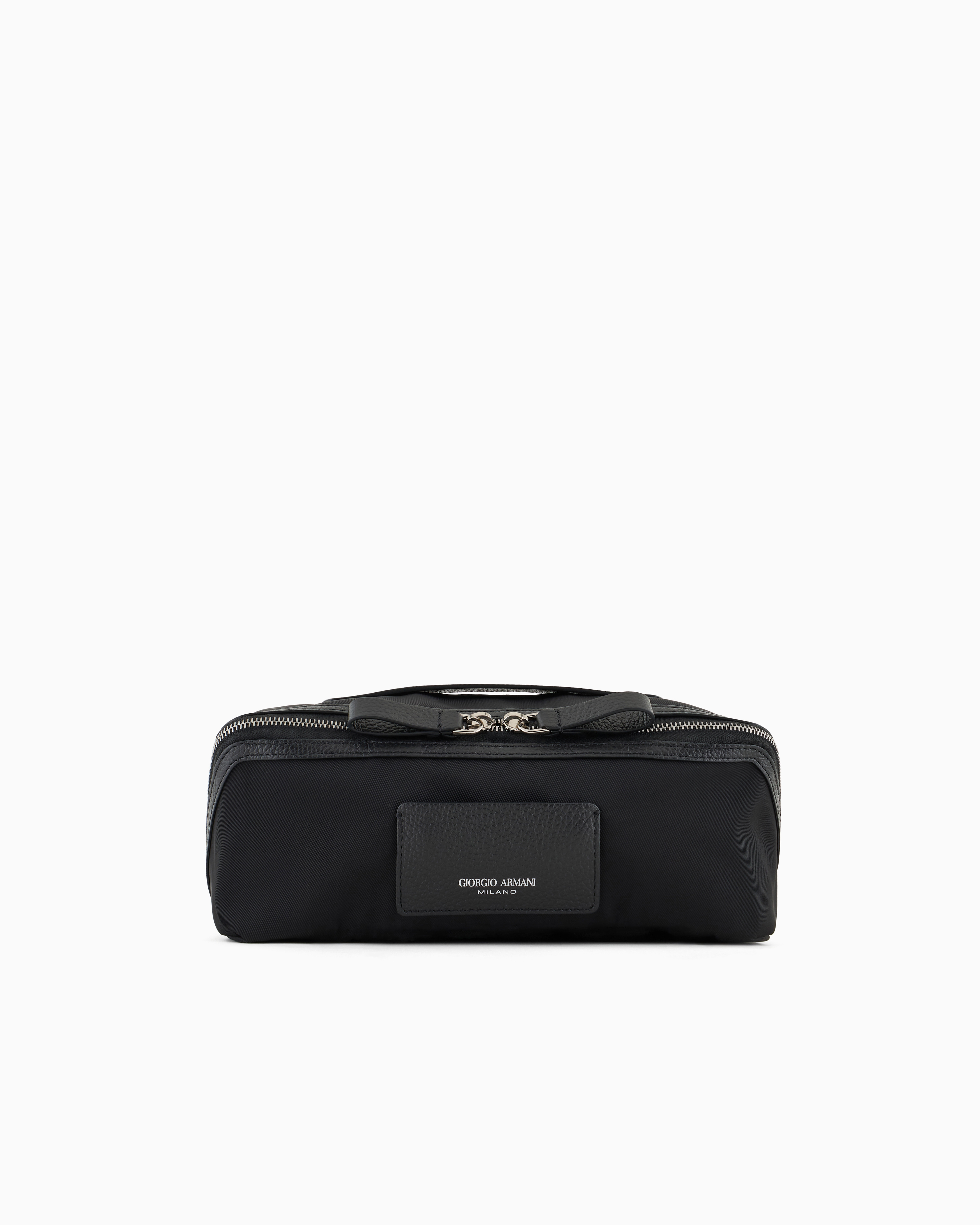 Giorgio Armani Men's Polyester Beauty Case In Black