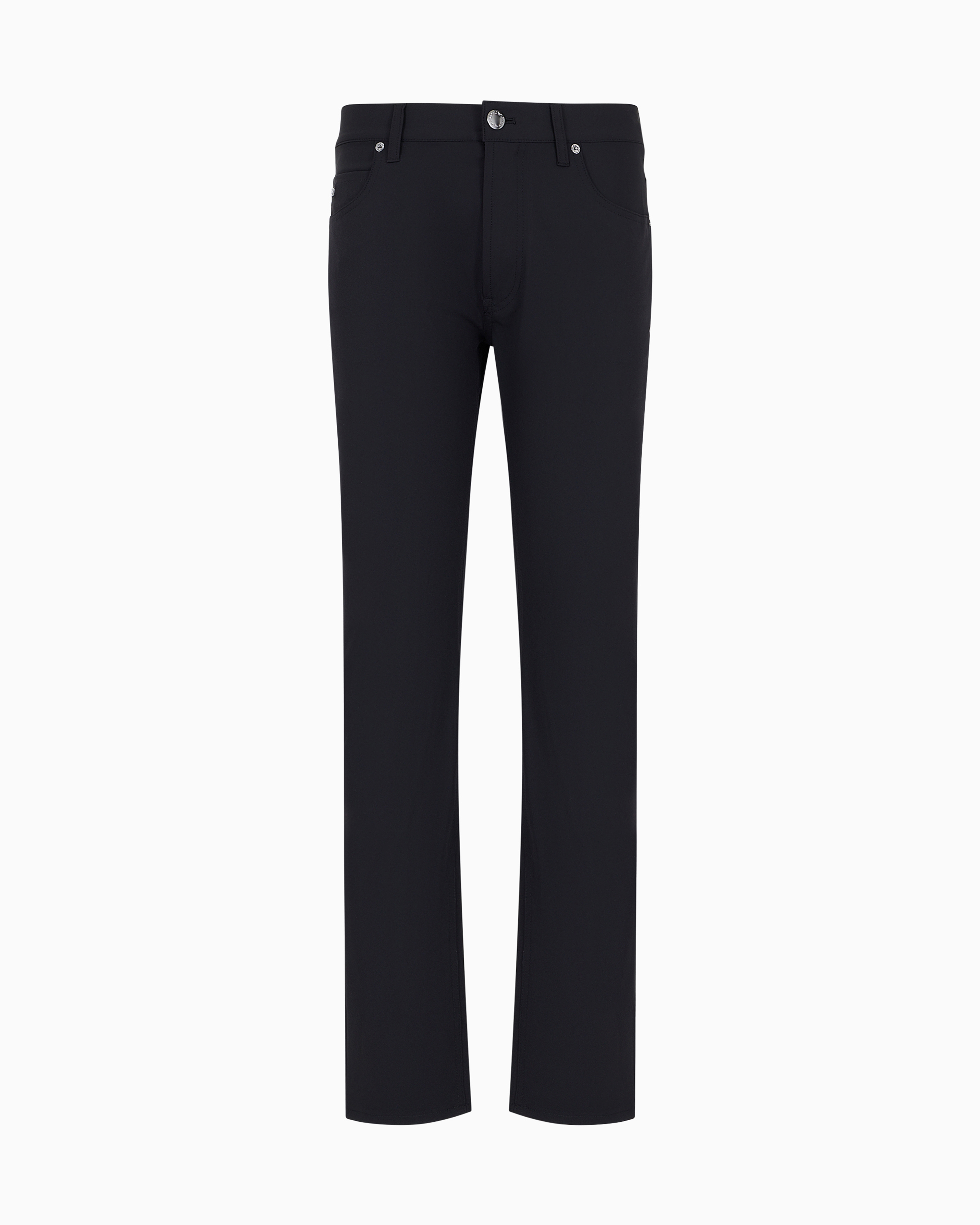 J05 regular-fit, stretch-nylon trousers | Emporio Armani