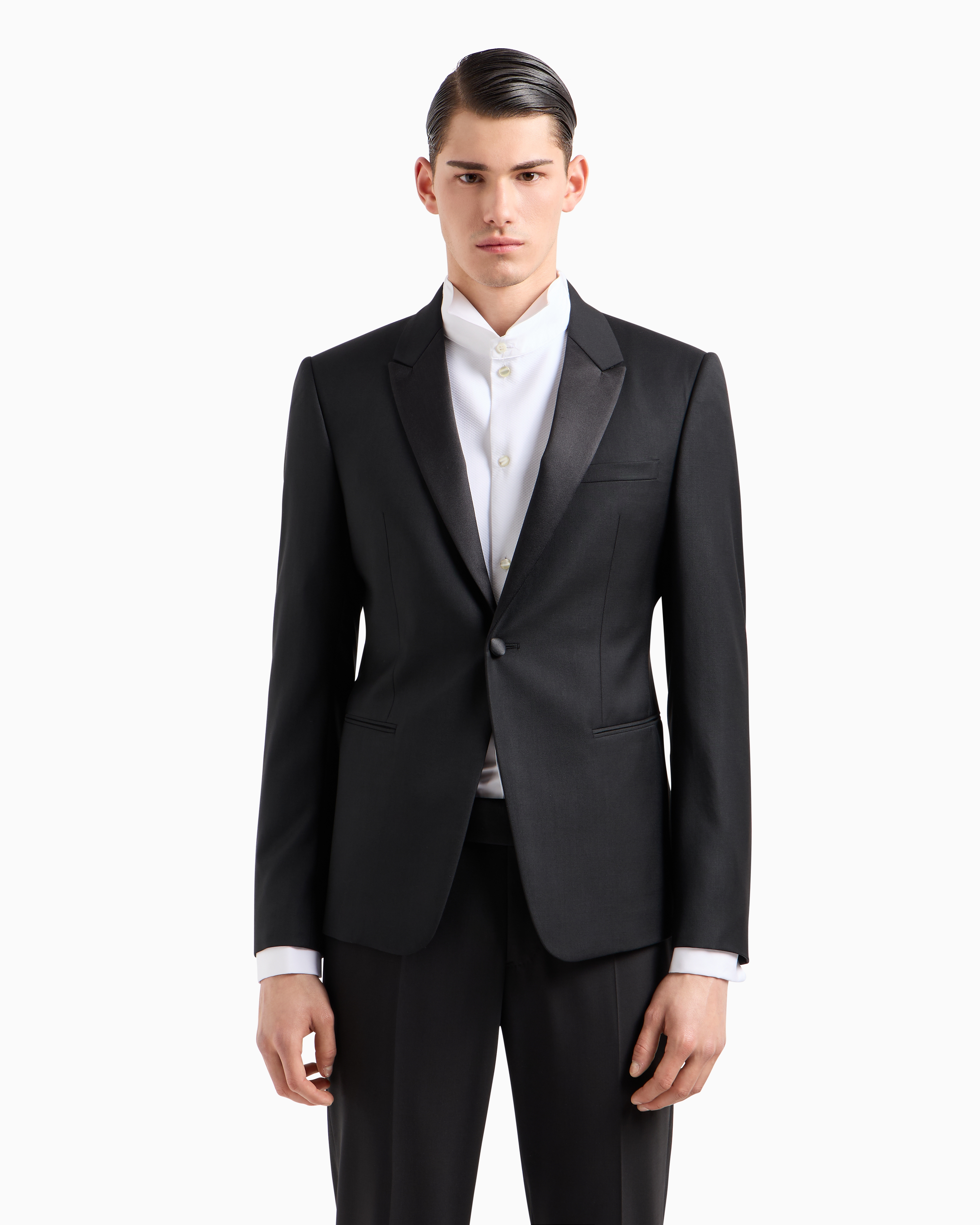 ジョルジオアルマーニ Giorgio Armani Virgin Wool Jacket Single-breasted, virgin-wool jacket | Giorgio Armani