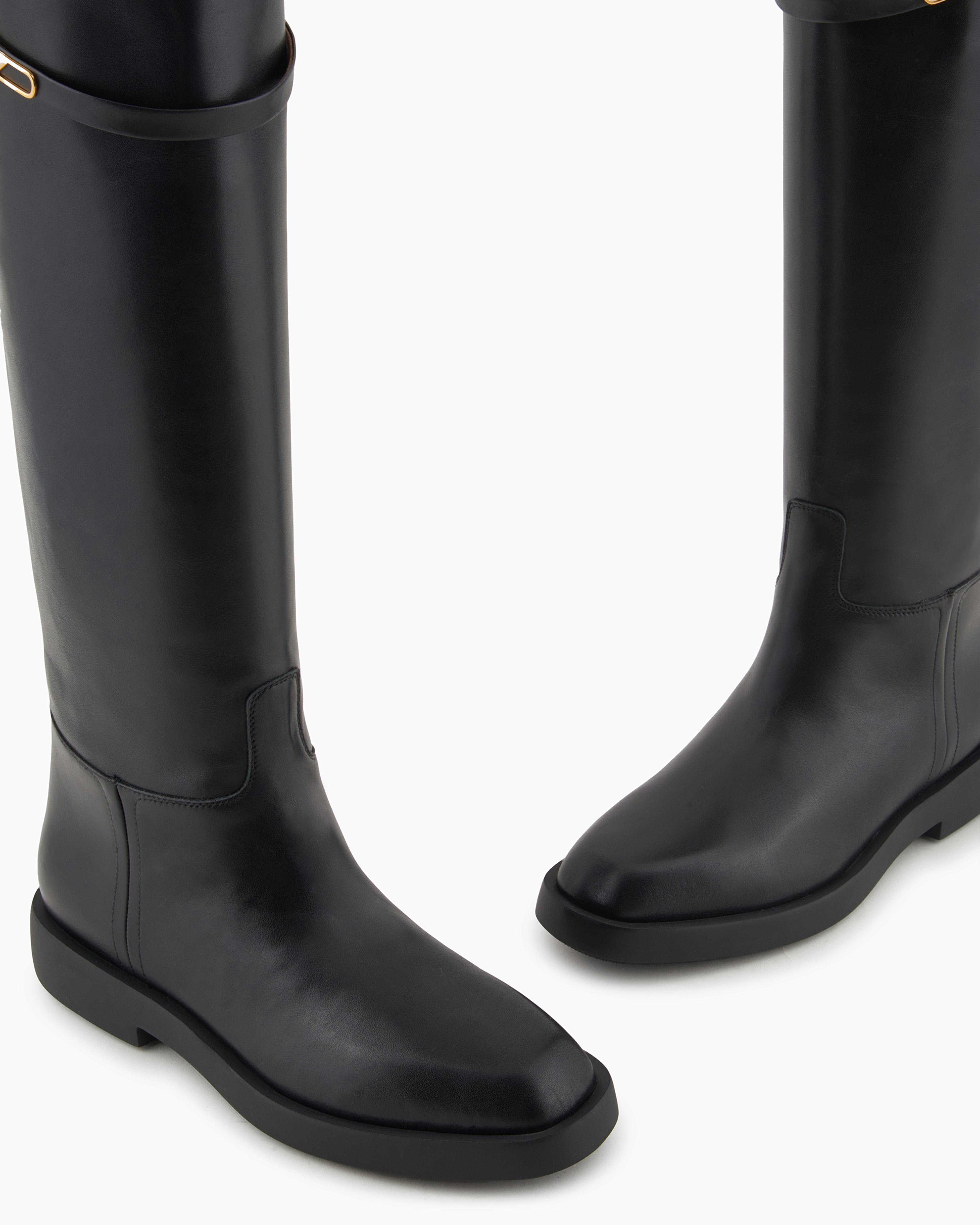 靴 GIORGIO ARMANI Butterfly leather boots GIORGIO ARMANI Butterfly leather boots 靴